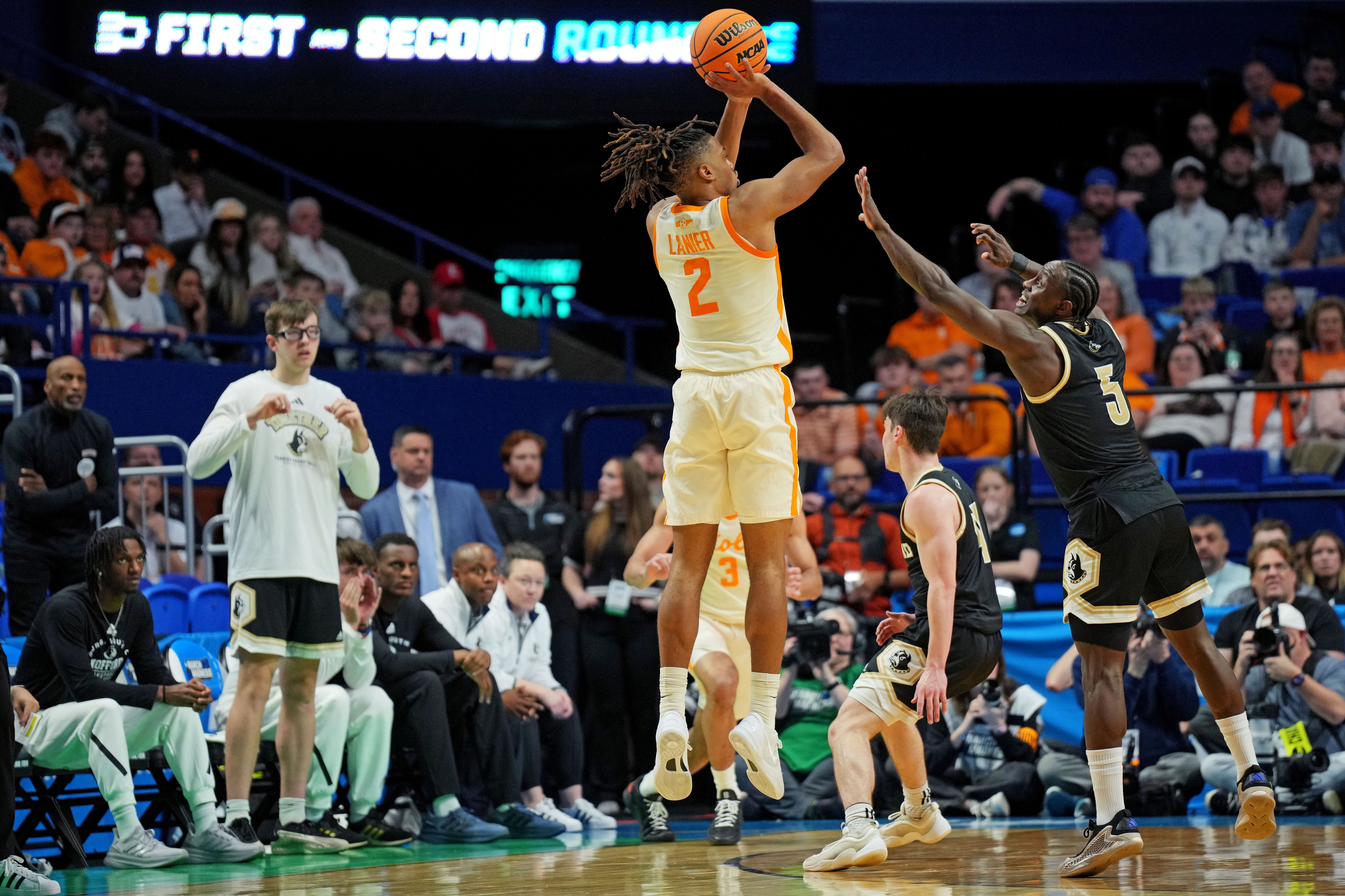 NCAA Basketball: NCAA Tournament First Round-Wofford at Tennessee - Source: Imagn