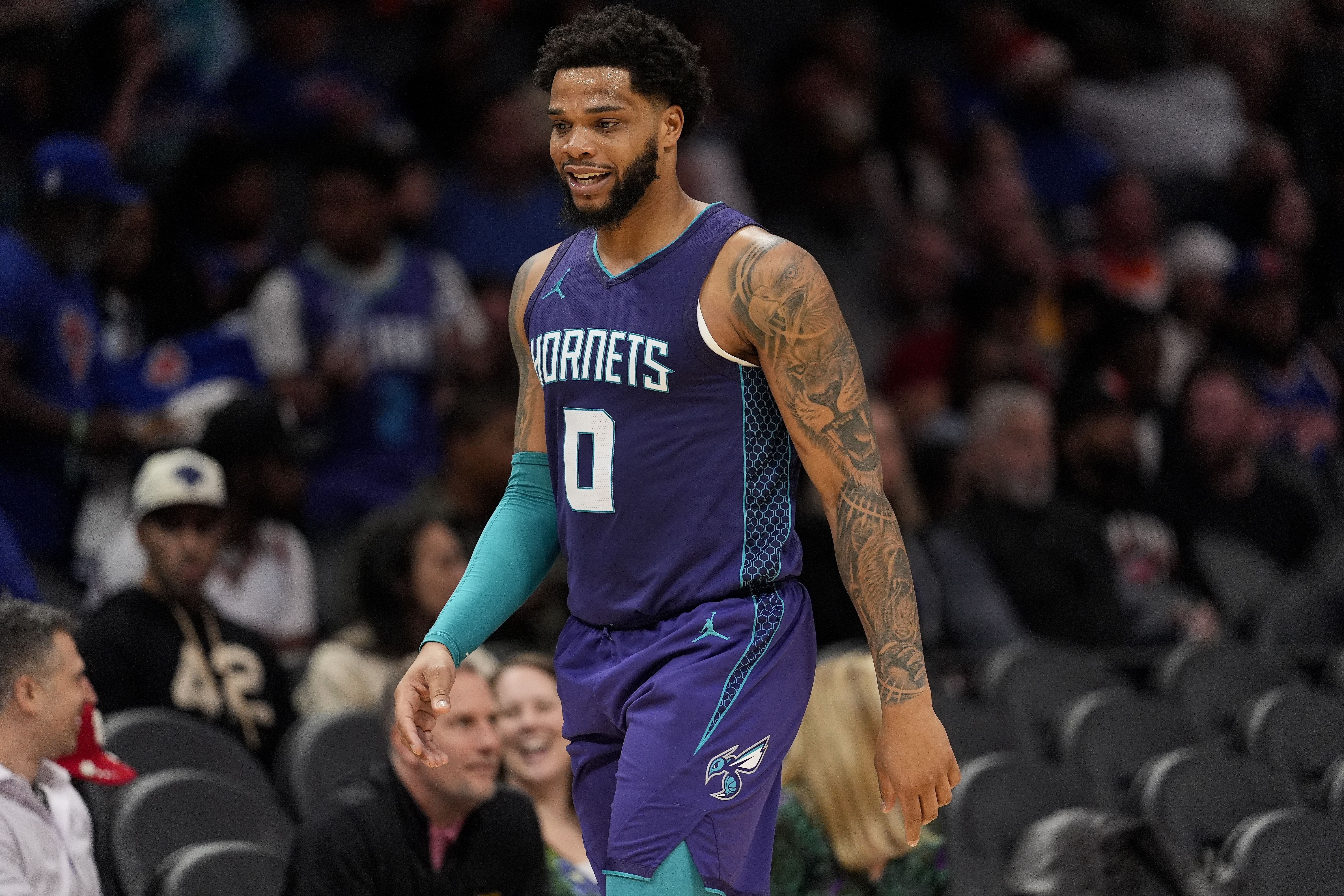 Bridges drops double-double in Hornets&#039; shocking win over Knicks. (Photo: IMAGN)