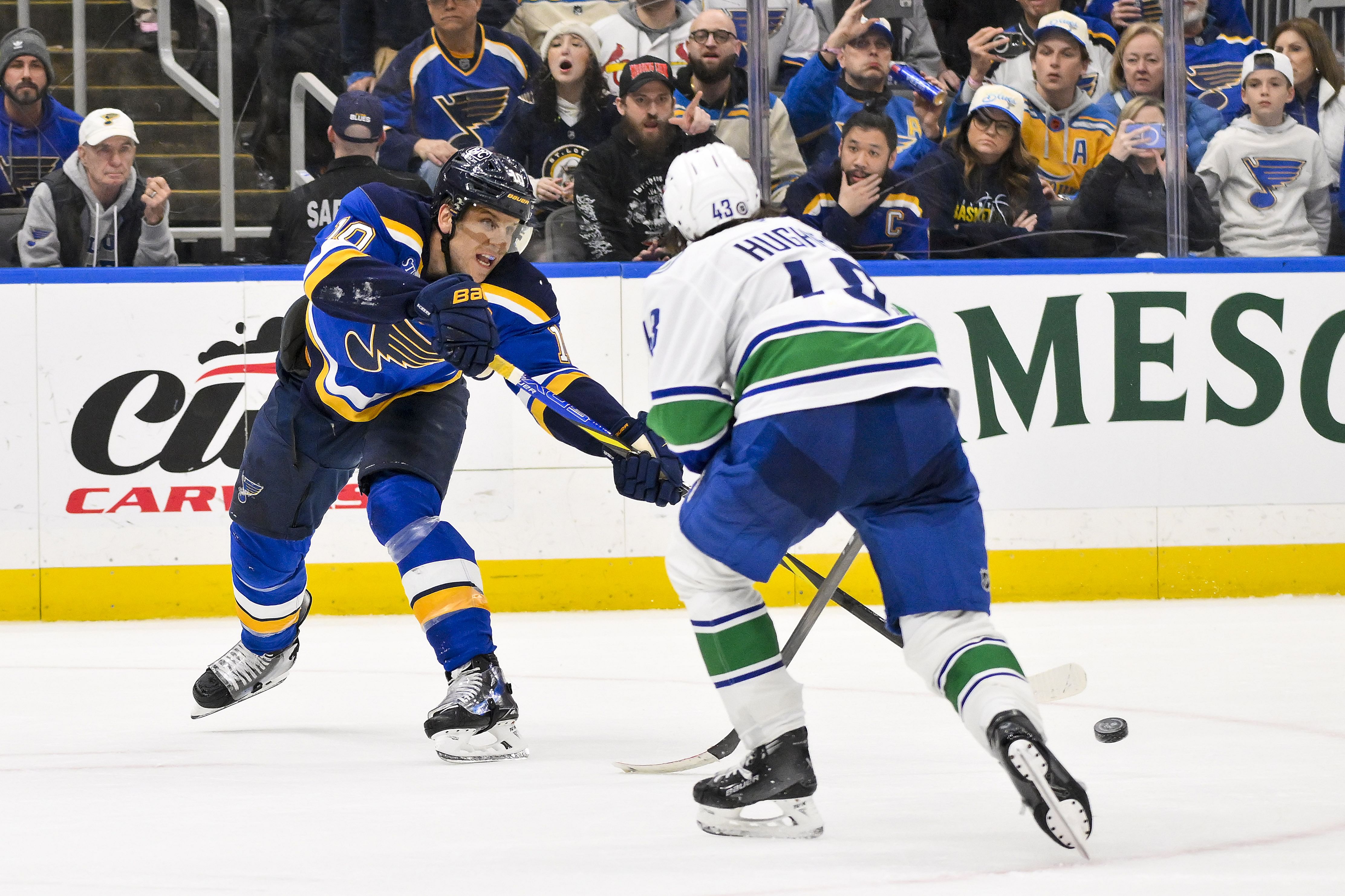 NHL: Vancouver Canucks at St. Louis Blues - Source: Imagn