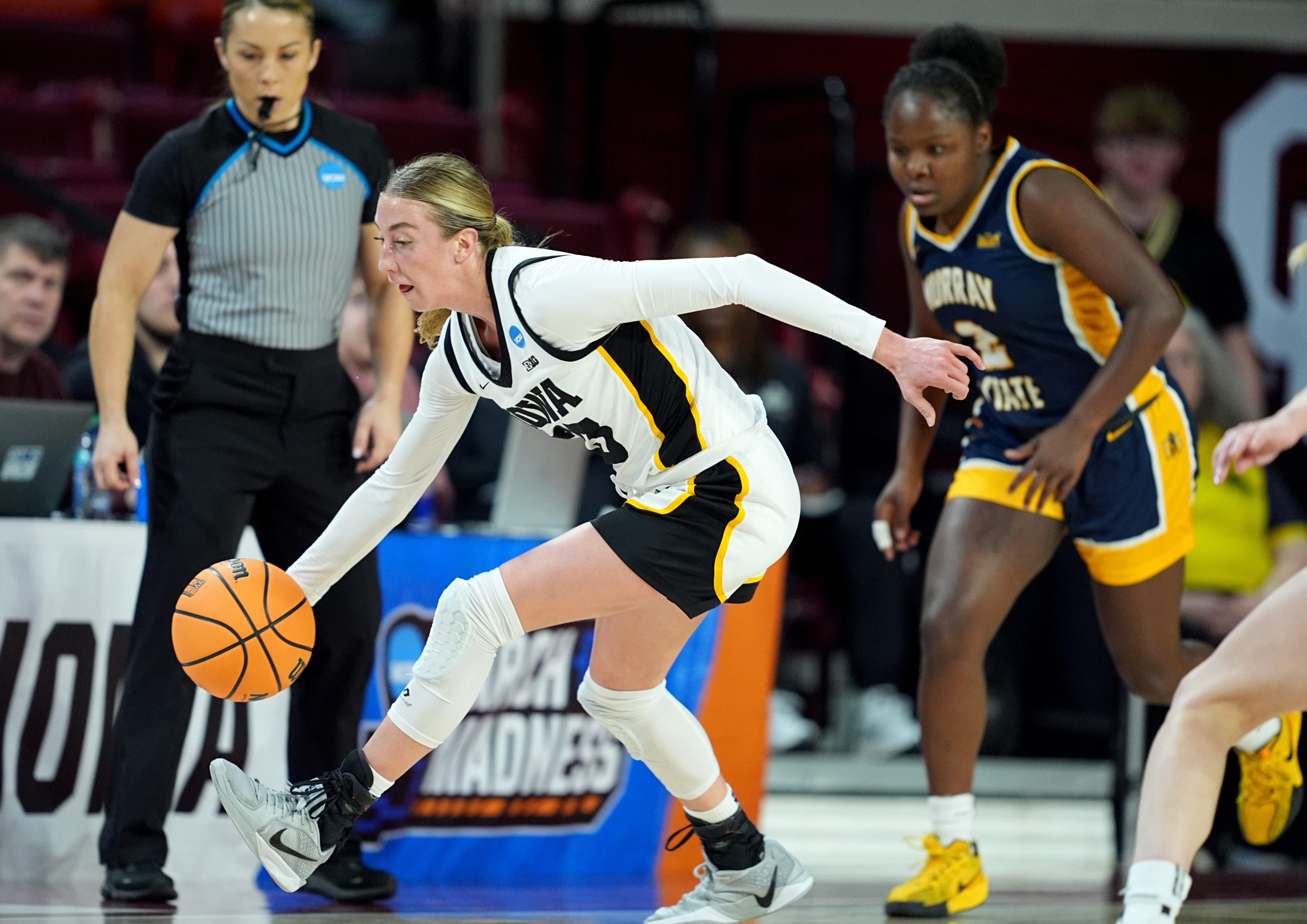 “Lucy Olsen out there by herself”: Iowa fans dejected as Jan Jensen’s team crash out vs Oklahoma