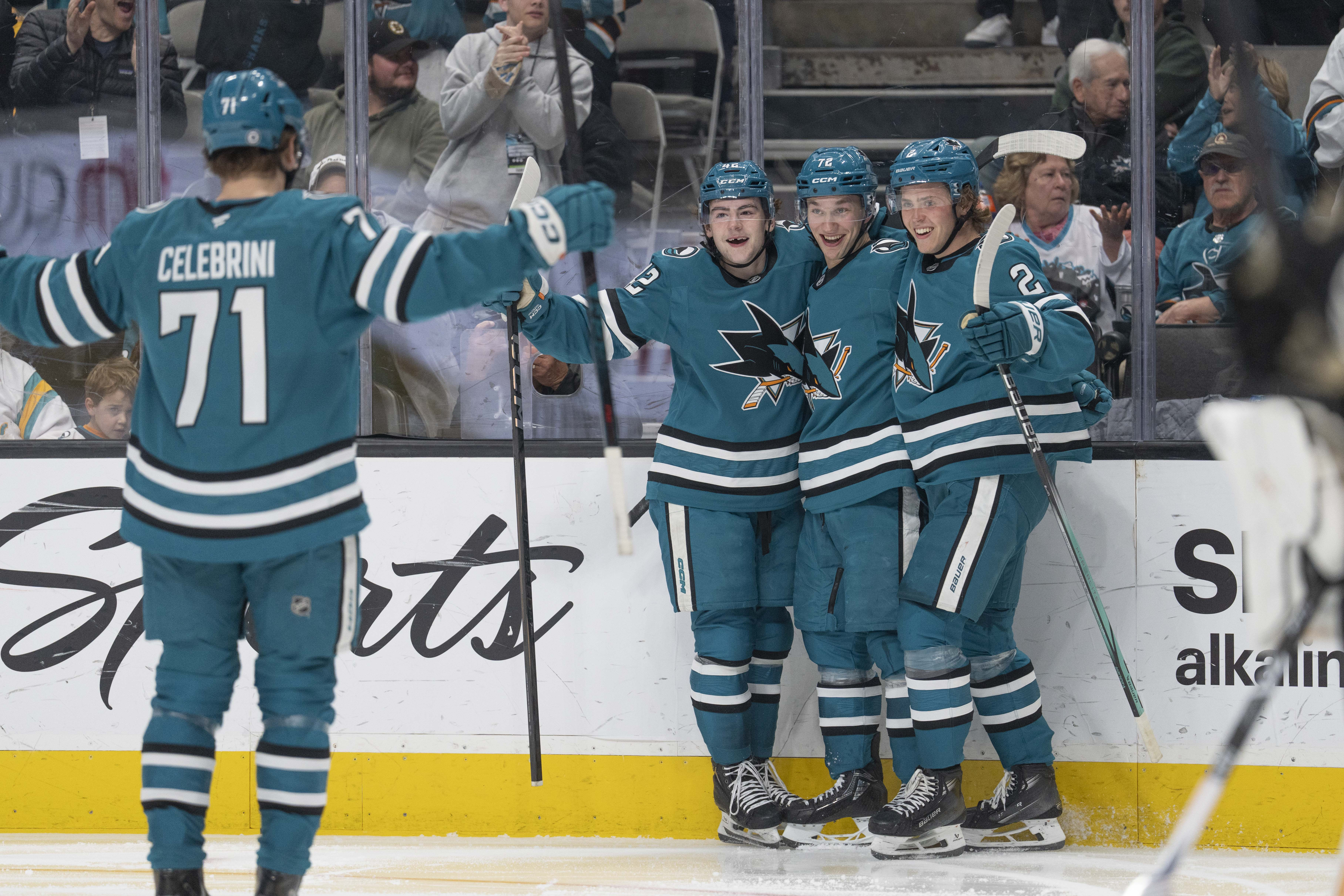 Sharks sensation Macklin Celebrini gets honest about home crowds reception to empty net goal securing win over Bruins