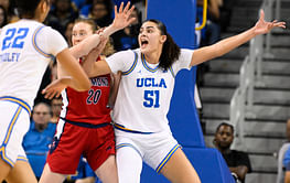 UCLA's Lauren Betts shares 3-word reaction as younger sister Sienna Betts shares recaps of her week