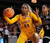 "Amazing example of toughness and leadership": College hoops fans commend Kiki Iriafen for deescalating in-game hate in unique way