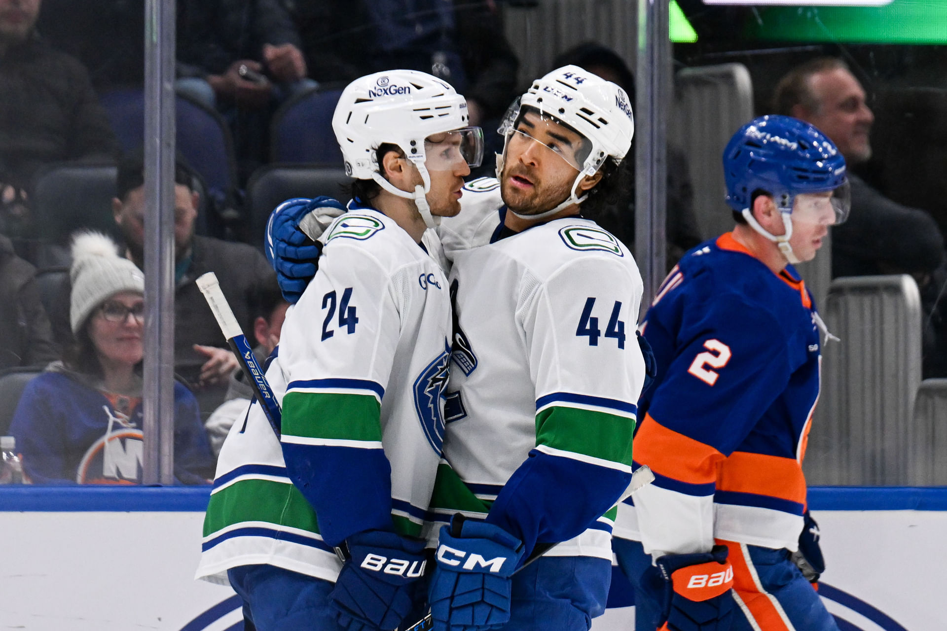 The Vancouver Canucks are favored to win today (Imagn)