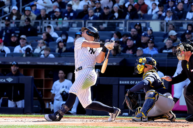 Aaron Judge's teammate Anthony Volpe shares all-in mindset after smashing two home runs with Yankees' new Torpedo bat