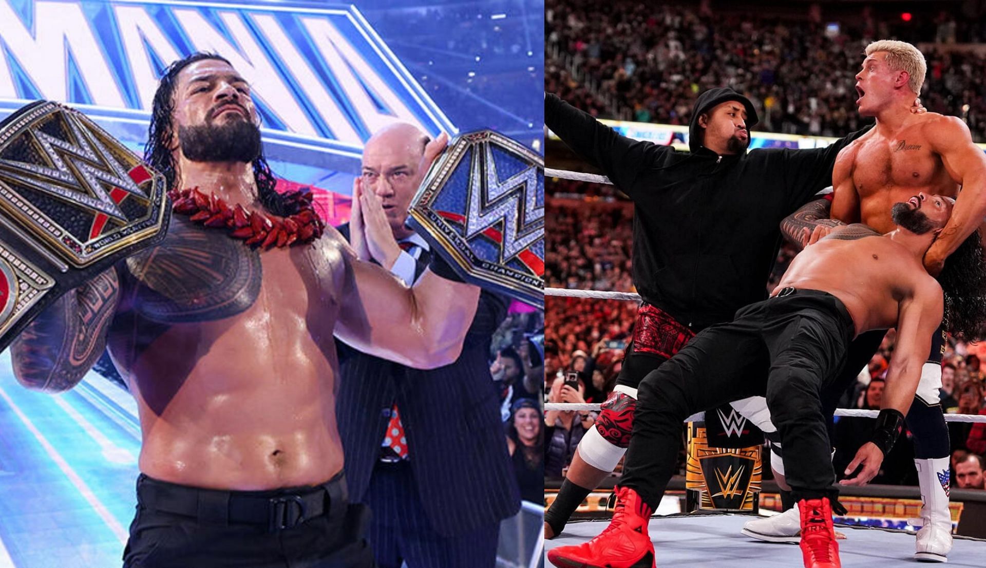 WrestleMania में रोमन रेंस को मदद मिली है (Photo: WWE.com)