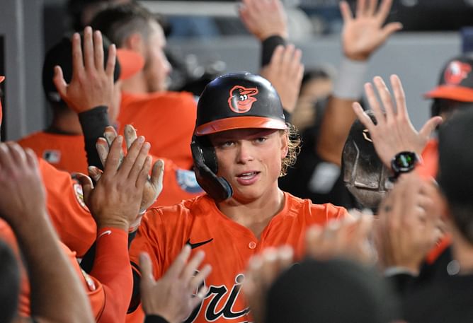 Jackson Holliday's wife Chloe can't hide excitement as Orioles' rising star gears up for Red Sox clash after power surge vs. Blue Jays