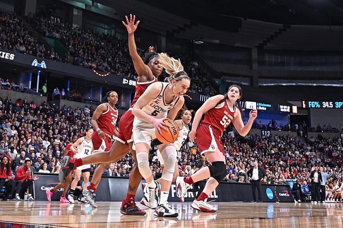 "Not about me": Paige Bueckers remains humble after record breaking performance as UConn thrash Oklahoma in 23-pt win