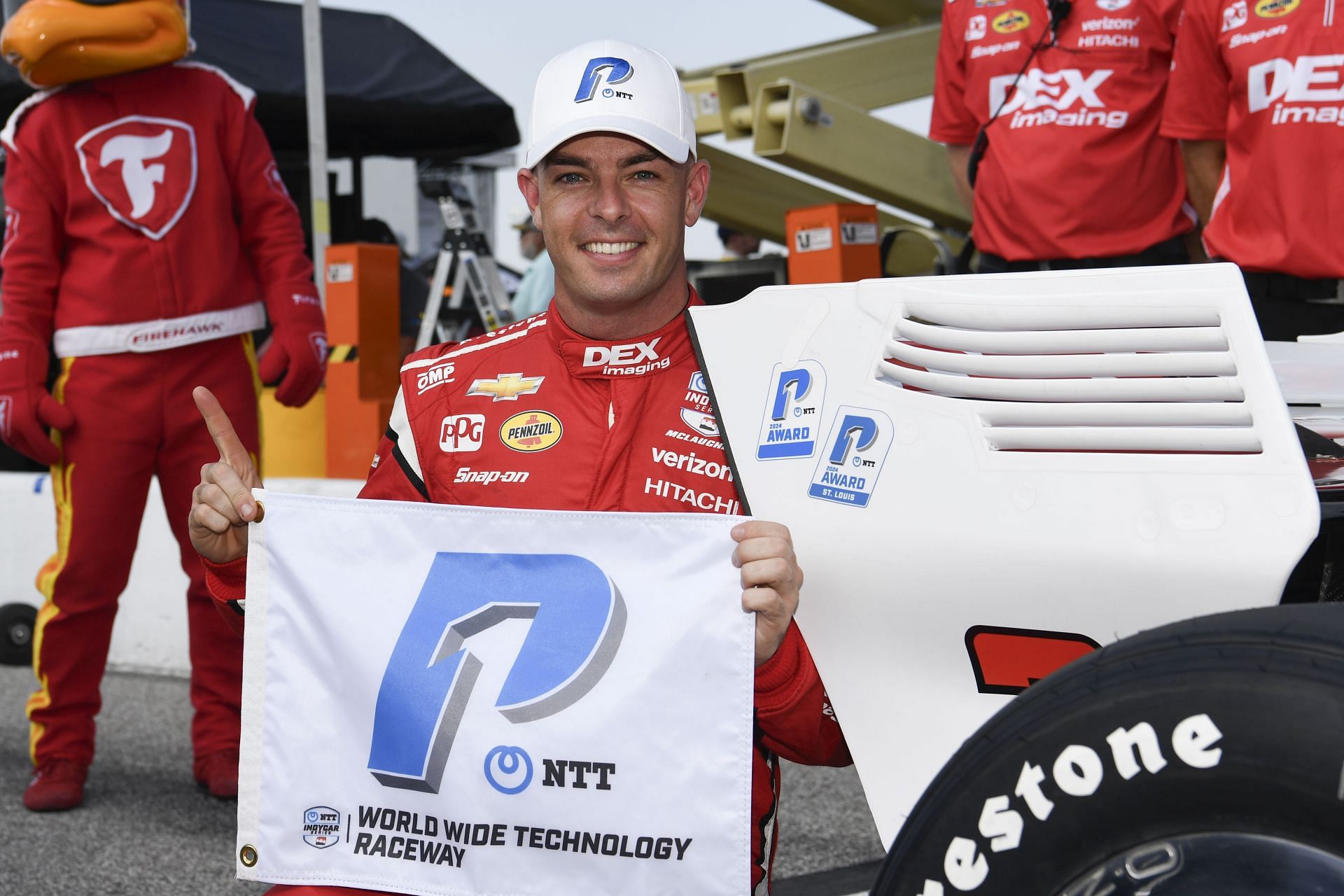 Scott McLaughlin at the NTT IndyCar Series Bommarito Automotive Group 500 - Source: Getty