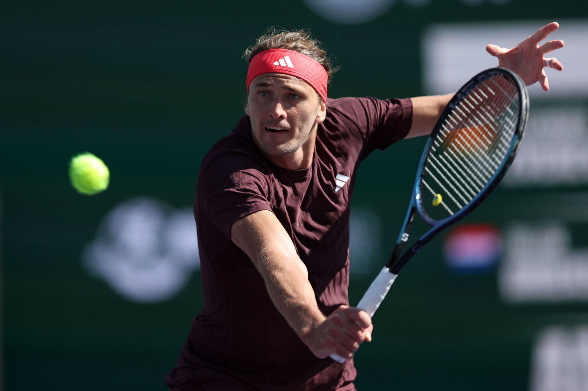 Alexander Zverev at the BNP Paribas Open - Day 3 - Source: Getty