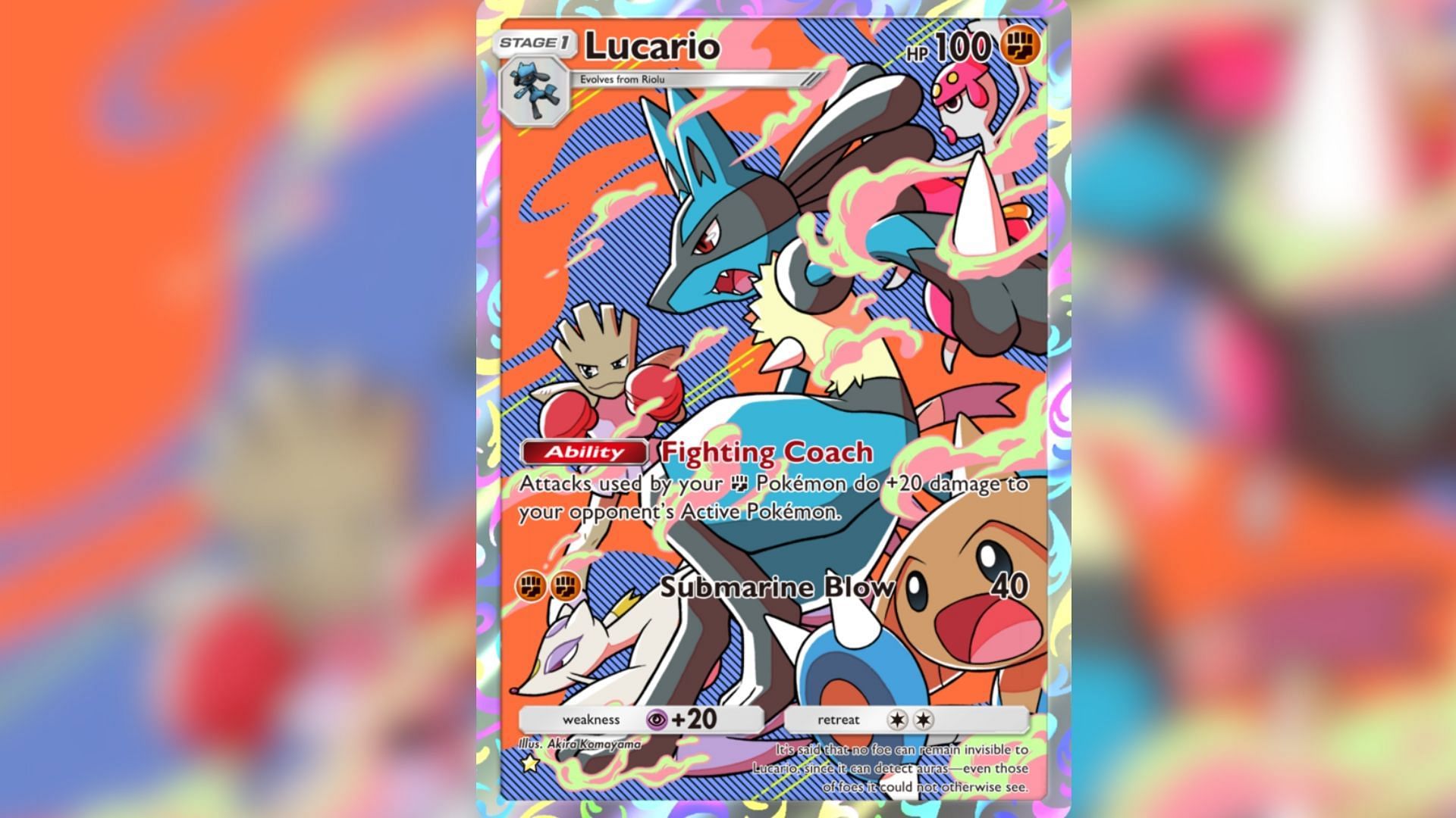 Lucario (Image via The Pokemon Company)