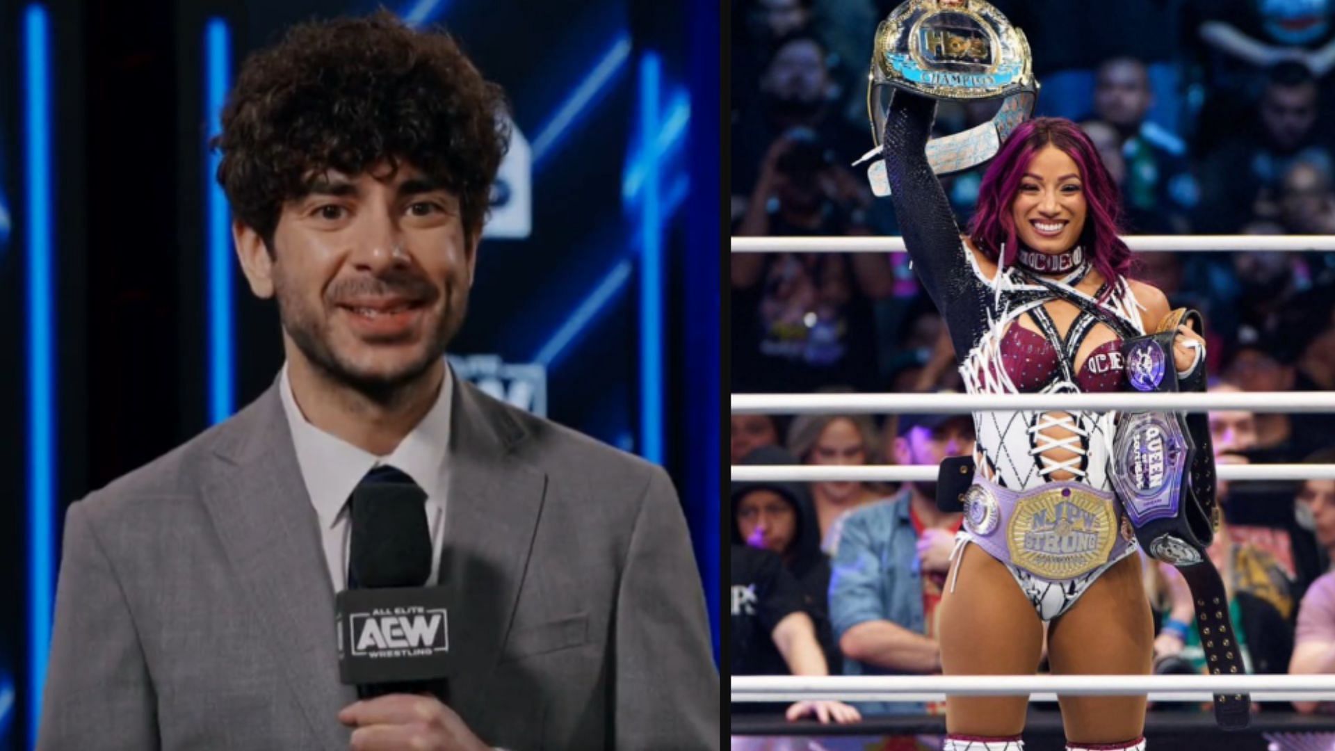 Mercedes Mone made her AEW debut last year [Image Credits: X profiles of AEW and Mone]