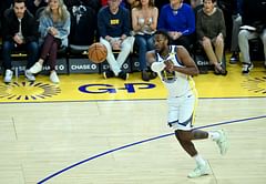 Kevon Looney channels his inner Matt Murdock as he saves reporter from being hit by a ball
