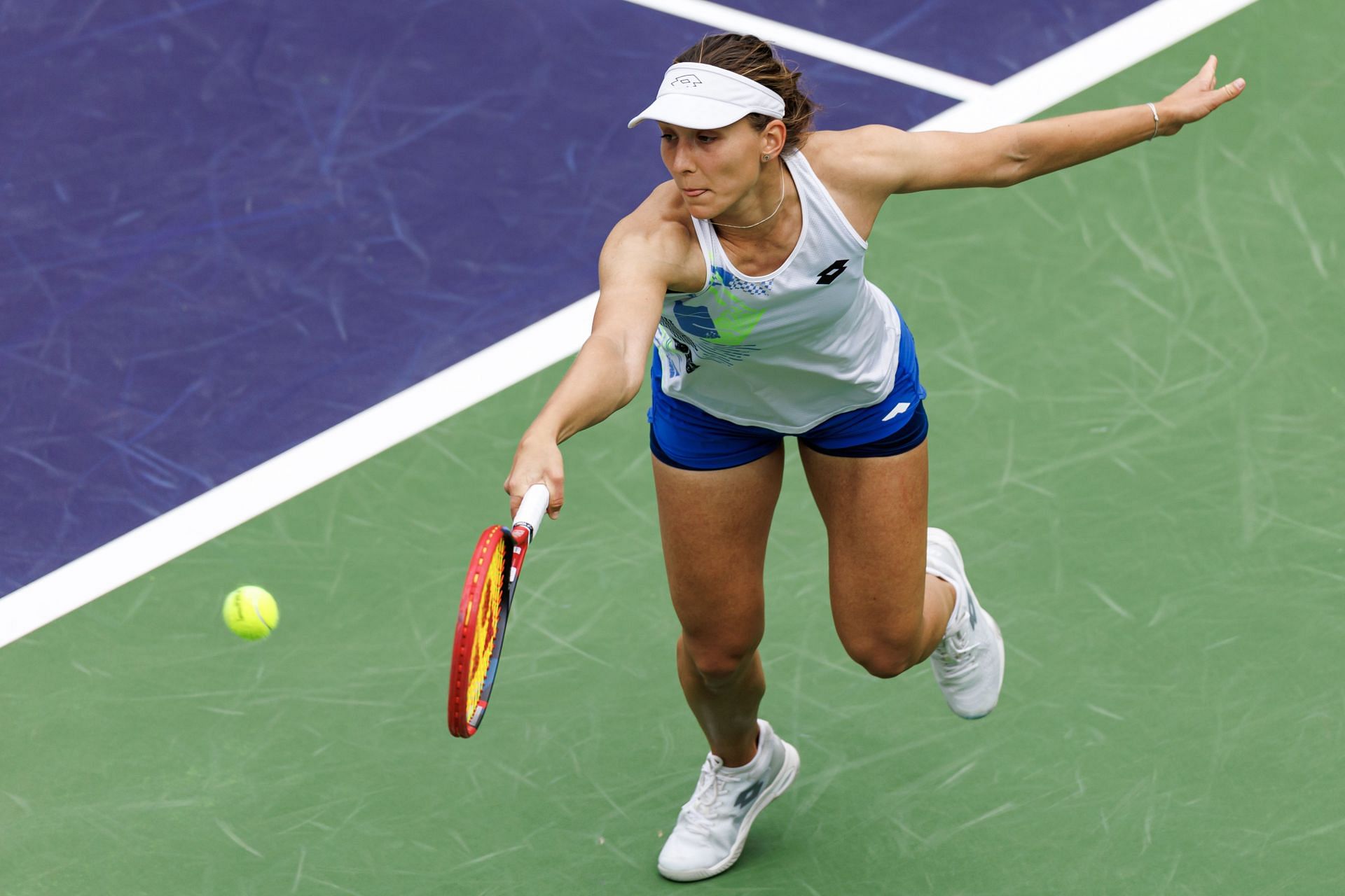 Varvara Gracheva at the BNP Paribas Open 2025. (Photo: Getty)