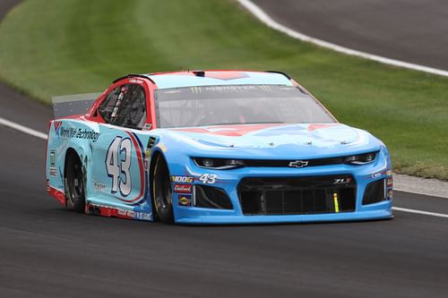 Bubba Wallace in the RPM Chevrolet Camaro ZL1 finished third at the Brickyard on September 8, 2019 - Source: Getty