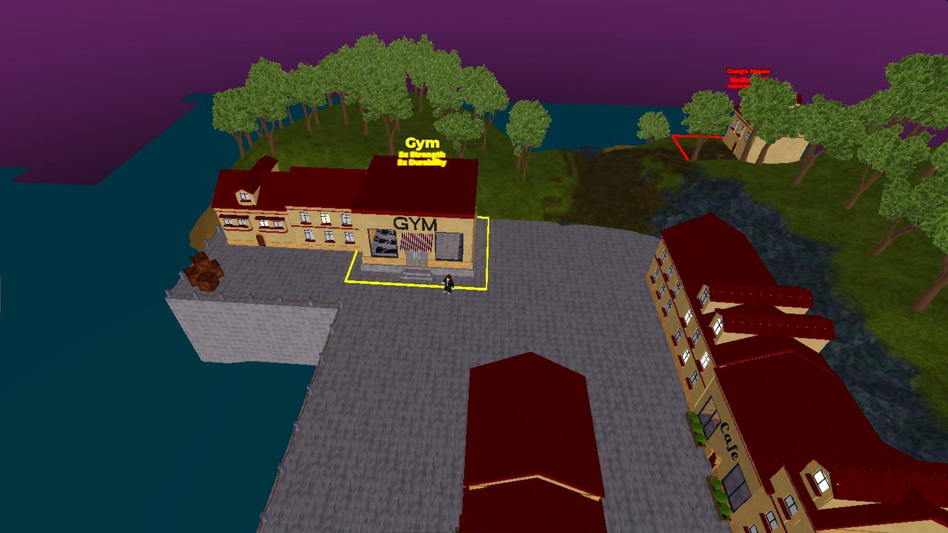 Train in Gyms to capitalize on preset multipliers (Image via Roblox)