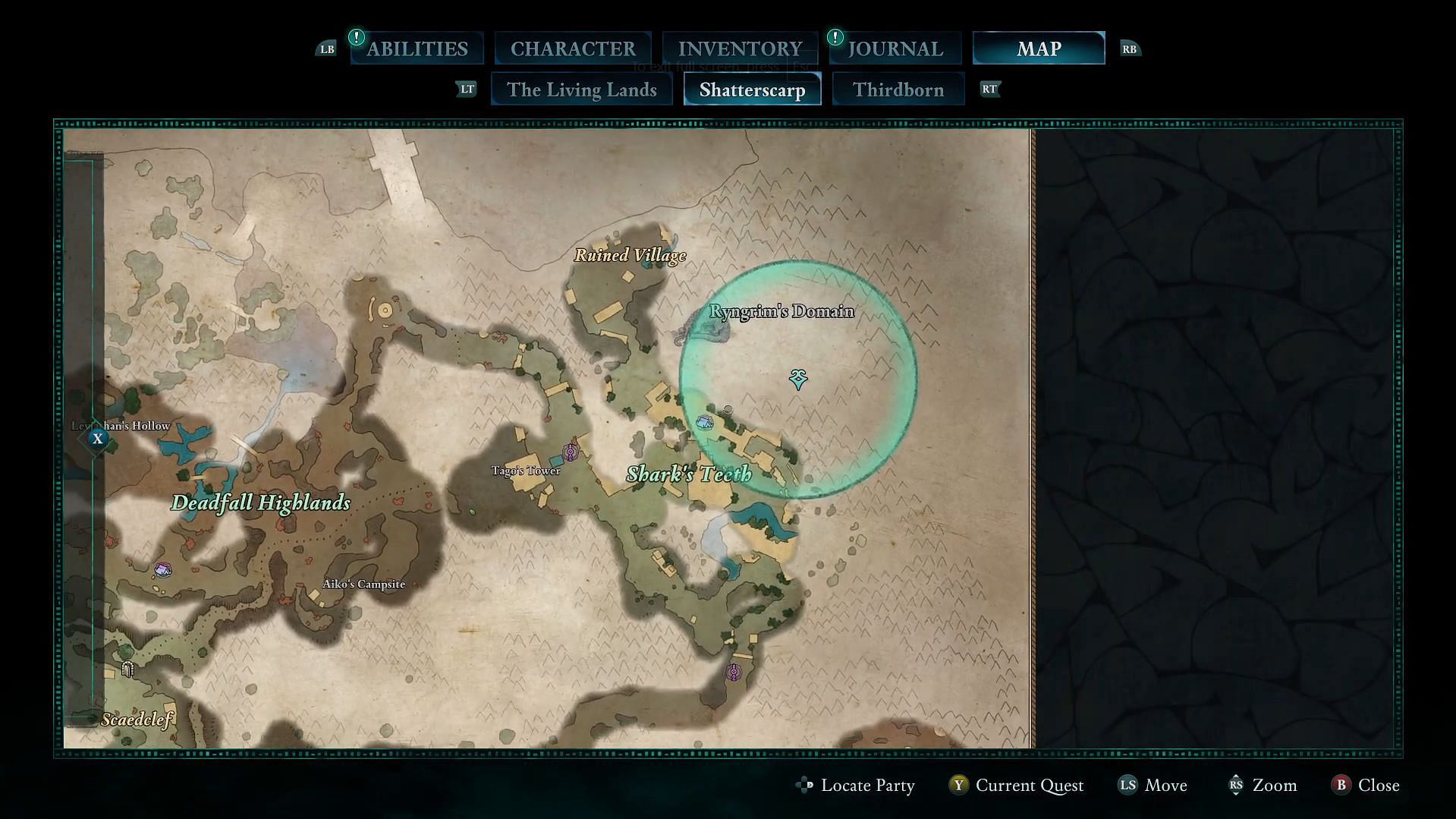 Reach Shark&#039;s Teeth to get to Ryngrim&#039;s domain (Image via Xbox Game Studios || YouTube/@ BottomTier)