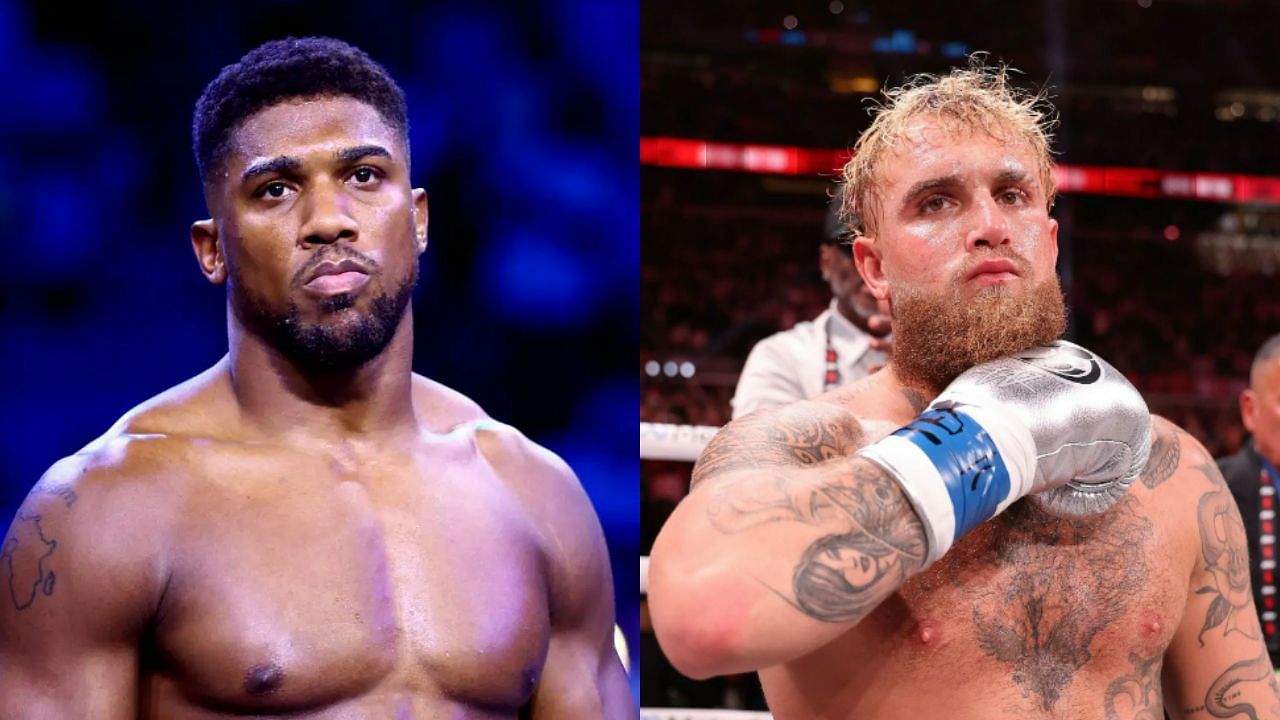 Anthony Joshua (Left) and Jake Paul (Right)