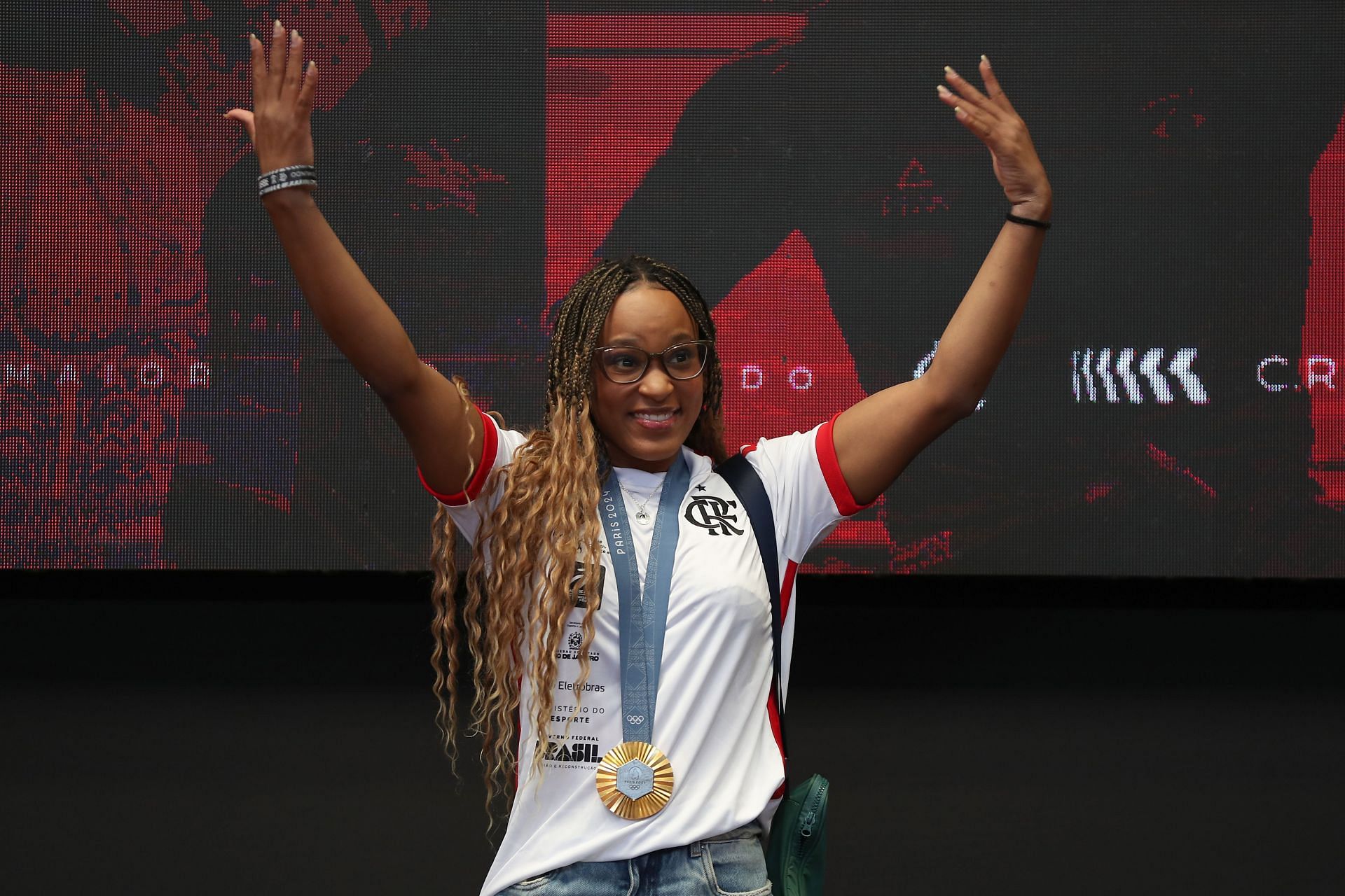 Flamengo Pays Tribute To Brazilian Olympic Medalists - Source: Getty