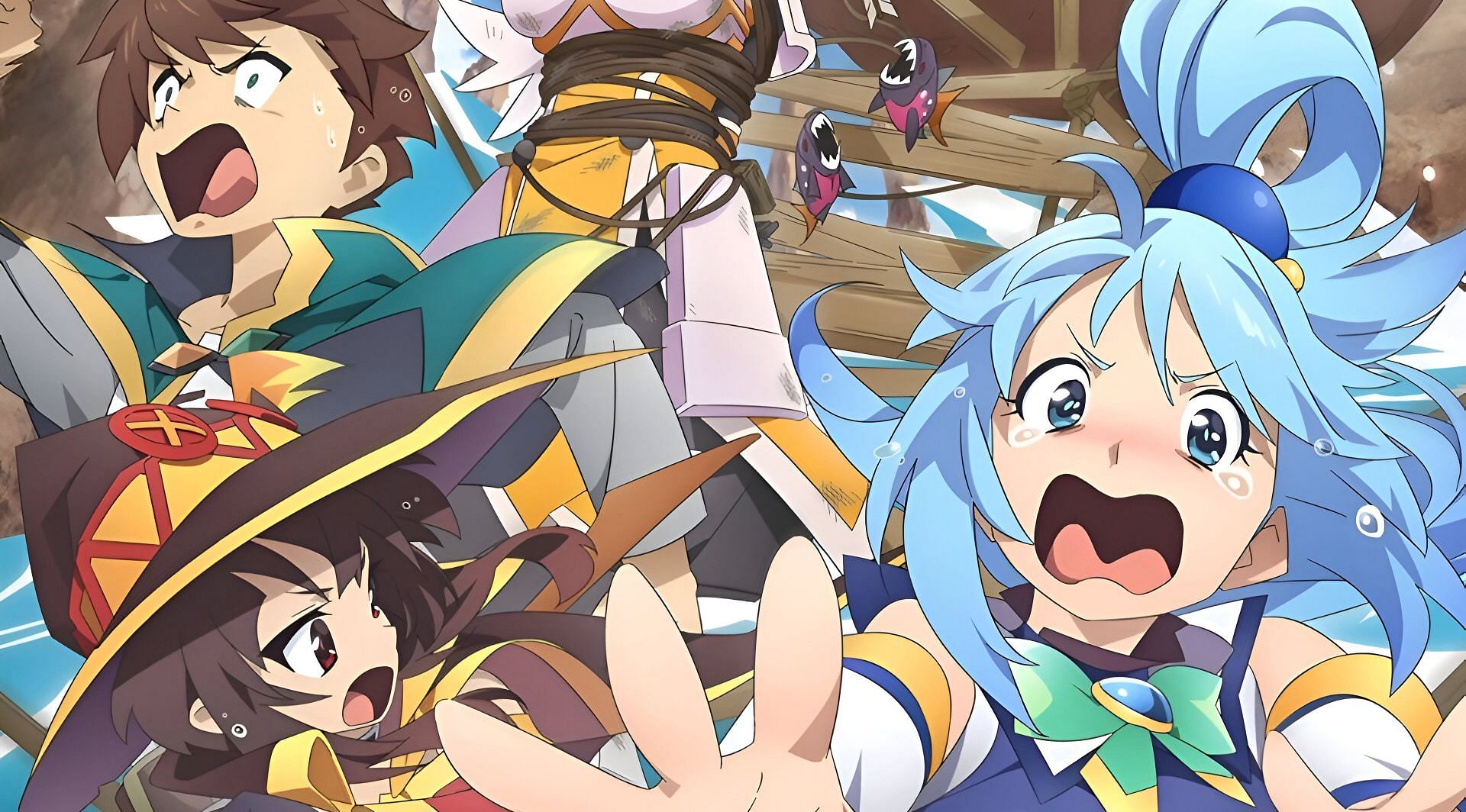 Konosuba season 3 receives a sequel (Image via Studio Drive)