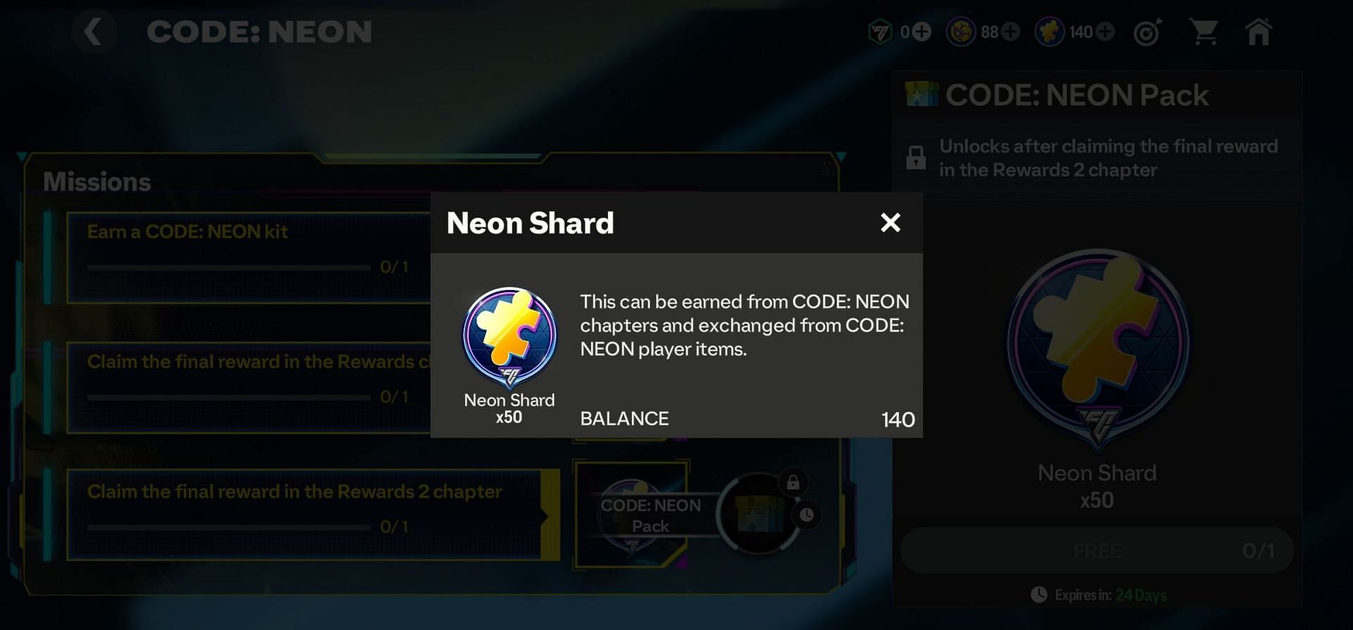 EA FC Mobile Neon Shards are among the most valuable in-game currencies (Image via EA Sports)