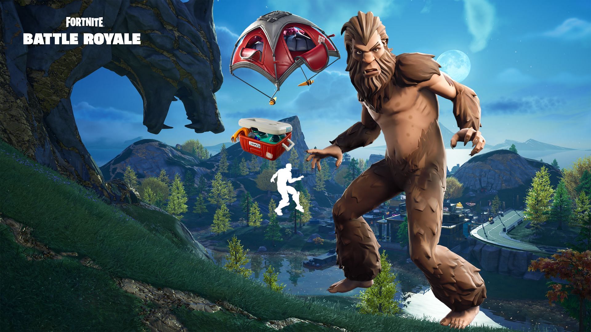 The Bigfoot skin is now in Fortnite (Image via Epic Games)