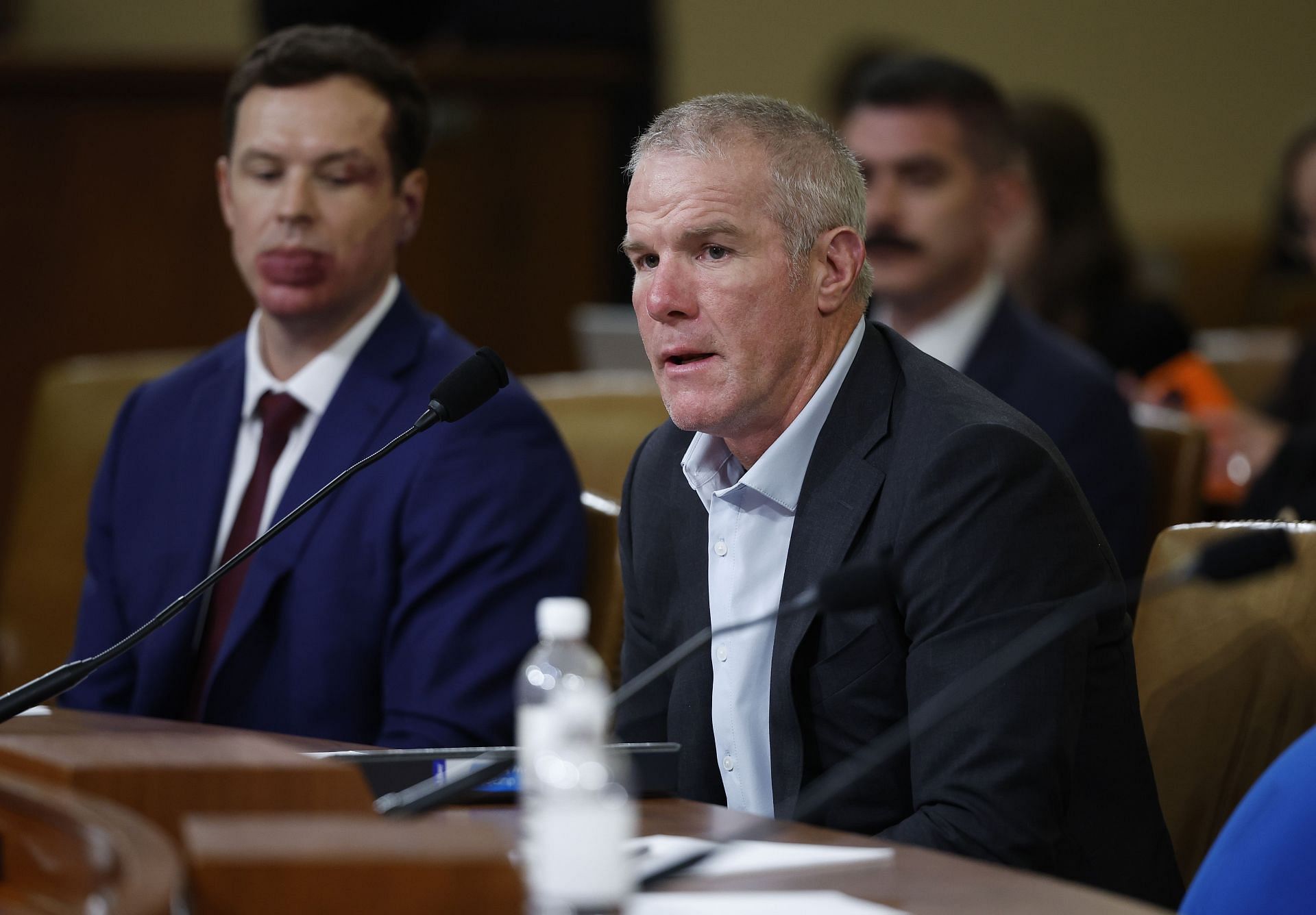 Brett Favre Testifies Before The House On Welfare Reform - Source: Getty