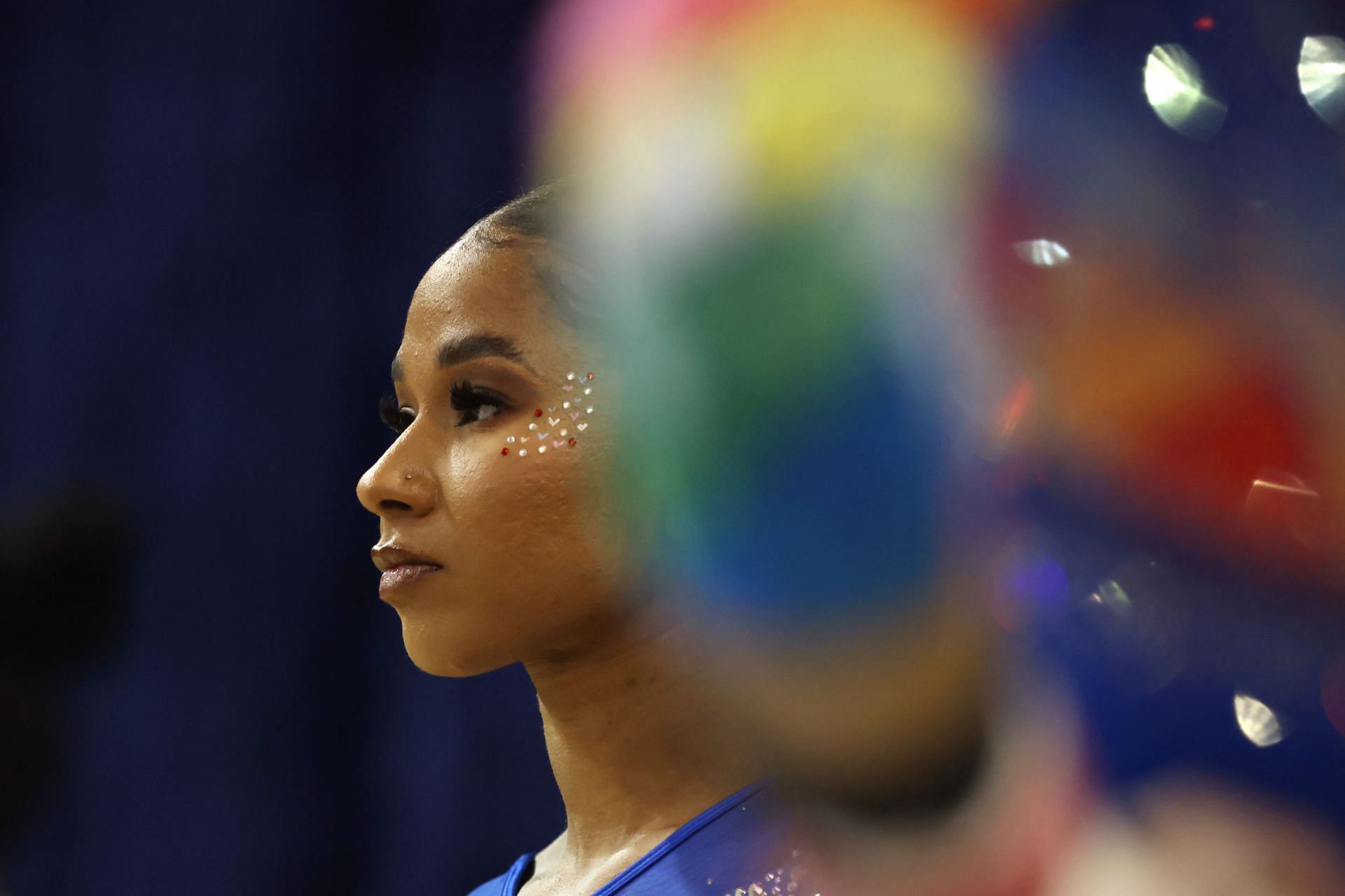 Jordan Chiles at the Penn State v UCLA - Source: Getty