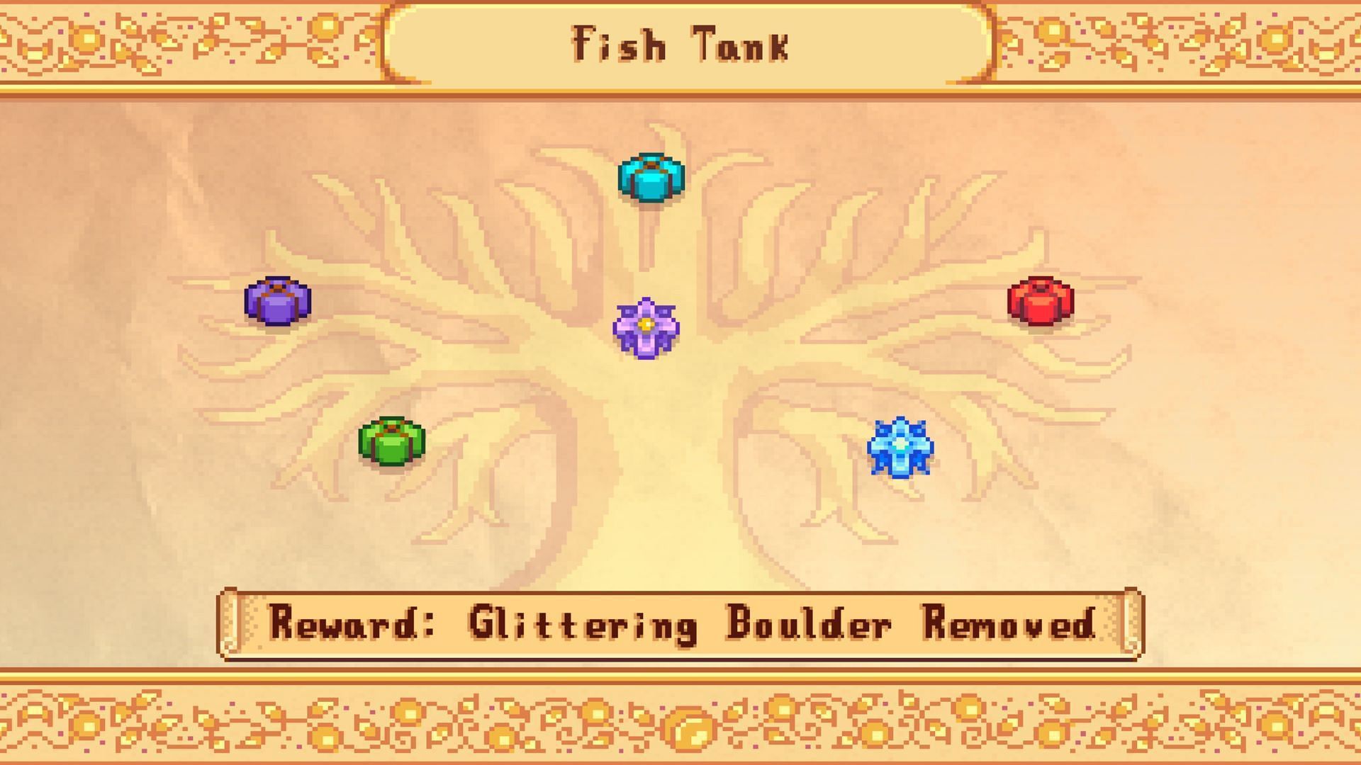 You need to fish to complete the Fish Tank (Image via ConcernedApe || Sportskeeda Gaming)