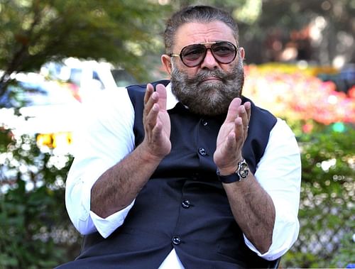 Punjabi actor Yograj Singh and father of Indian cricketer Yuvraj Singh during a press conference on November 25, 2016, in Chandigarh, India.