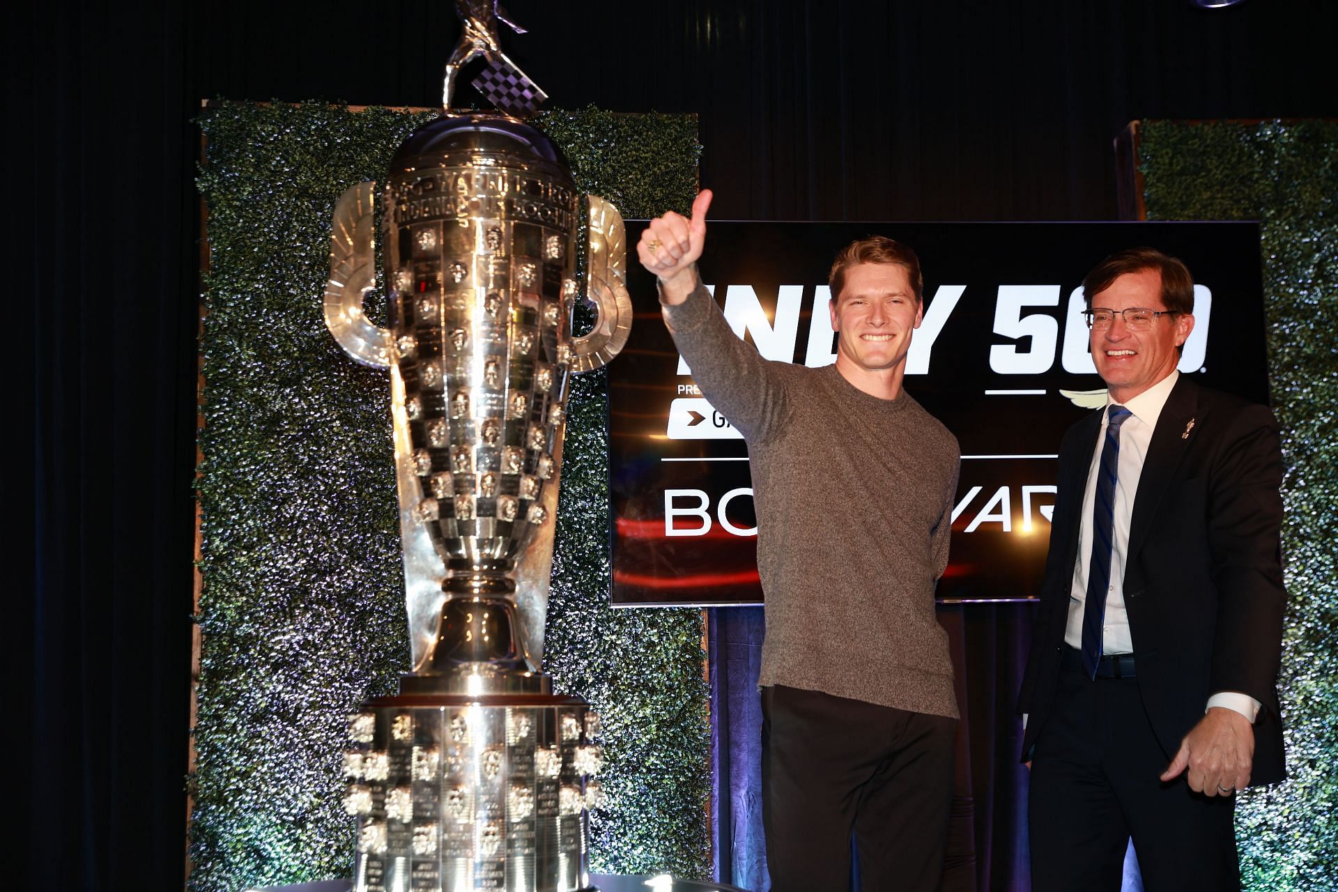 AUTO: DEC 04 INDY 500 Winner Josef Newgarden Borg Warner Trophy Ceremony - Source: Getty