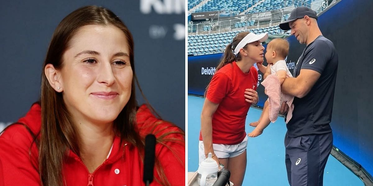 Belinda Bencic shares adorable moment of daughter Bella & husband Martin Hromkovic enjoying quality time in Indian Wells