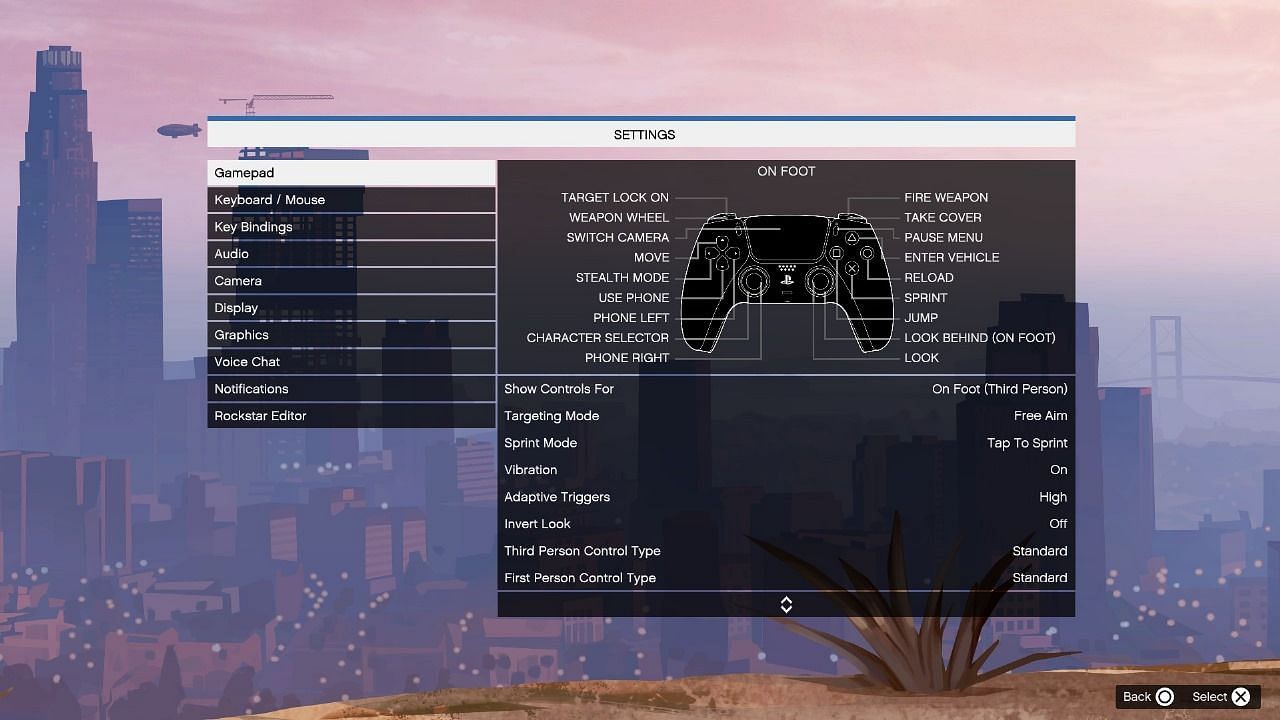 The best controller settings for GTA 5 Enhanced (Image via Rockstar Games)