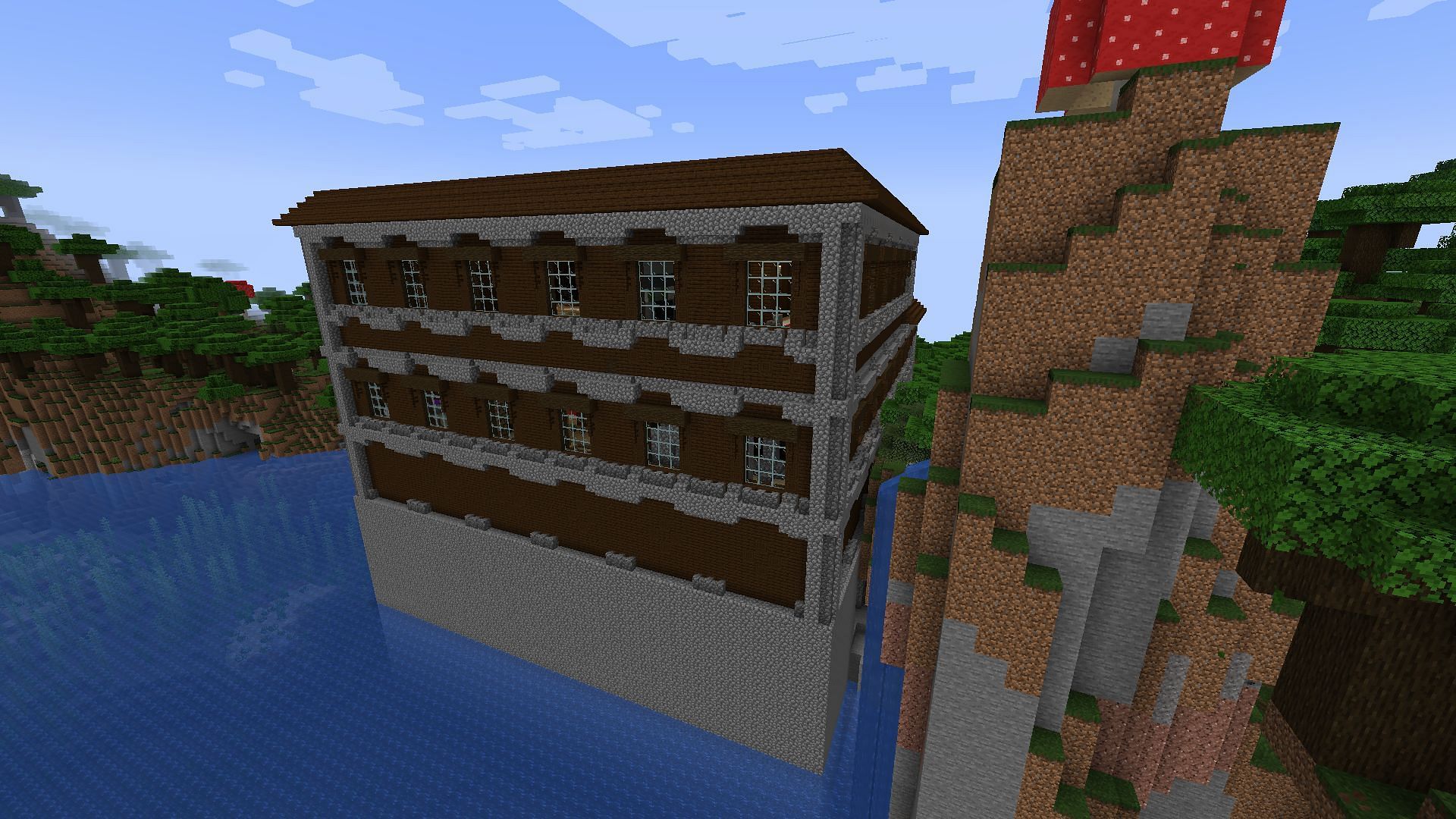 Woodland mansions could be better (Image via Mojang Studios)