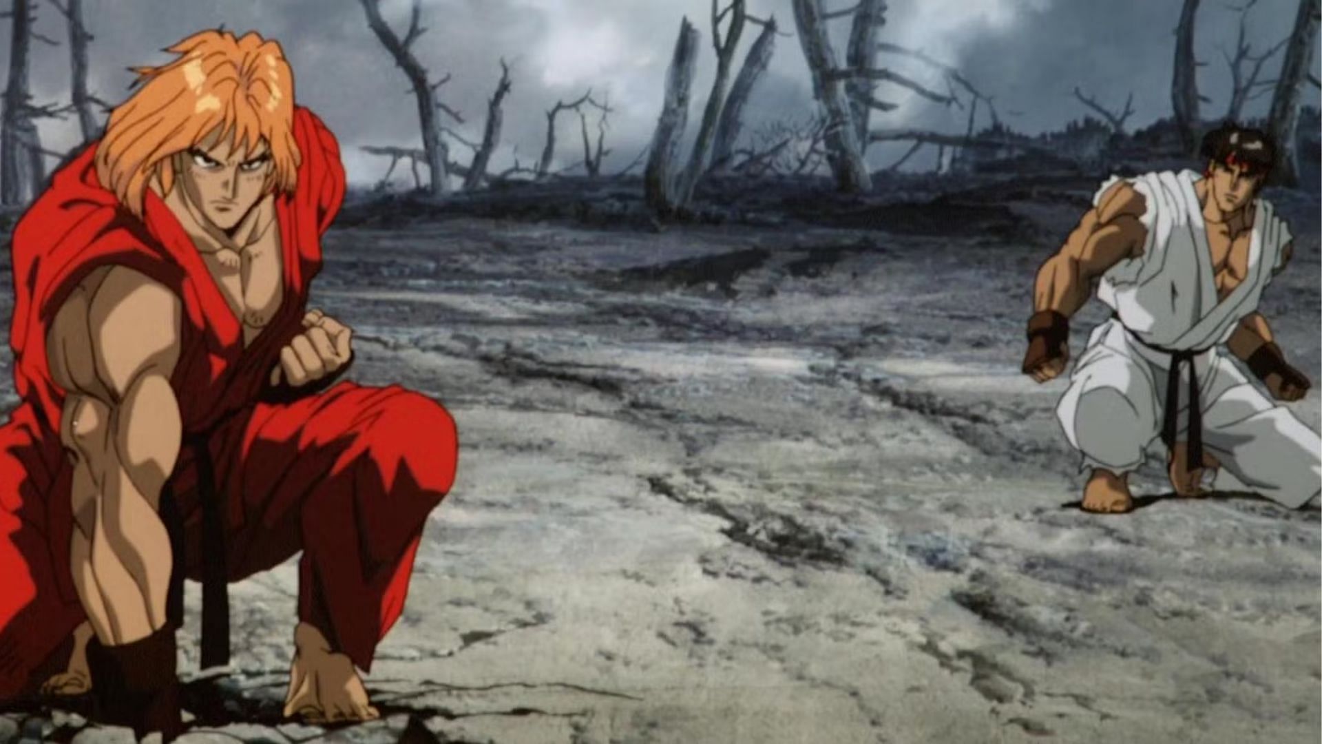 Still from Street Fighter II: The Animated Movie (Image via Toei)