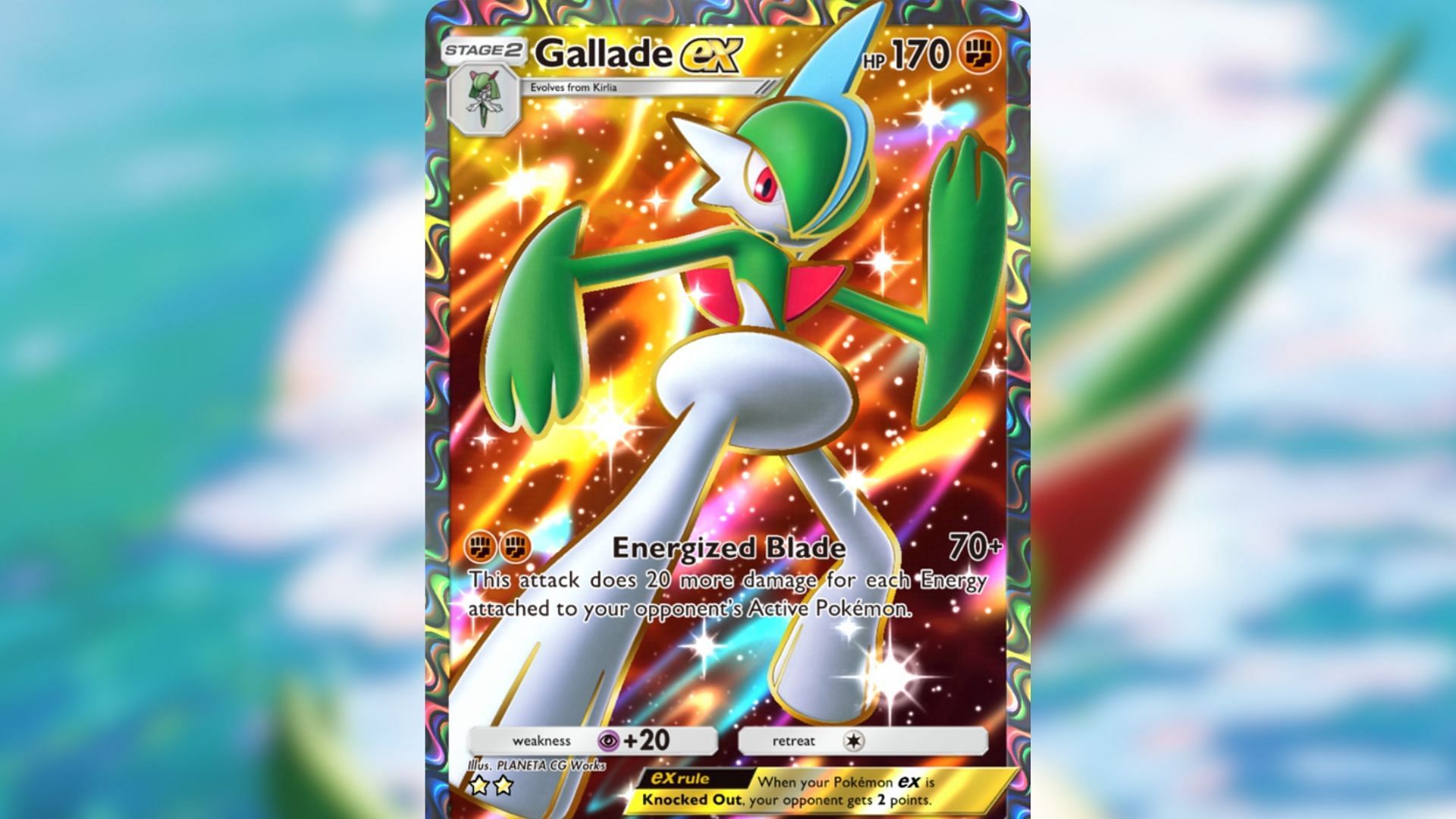 Gallade ex (Image via The Pokemon Company