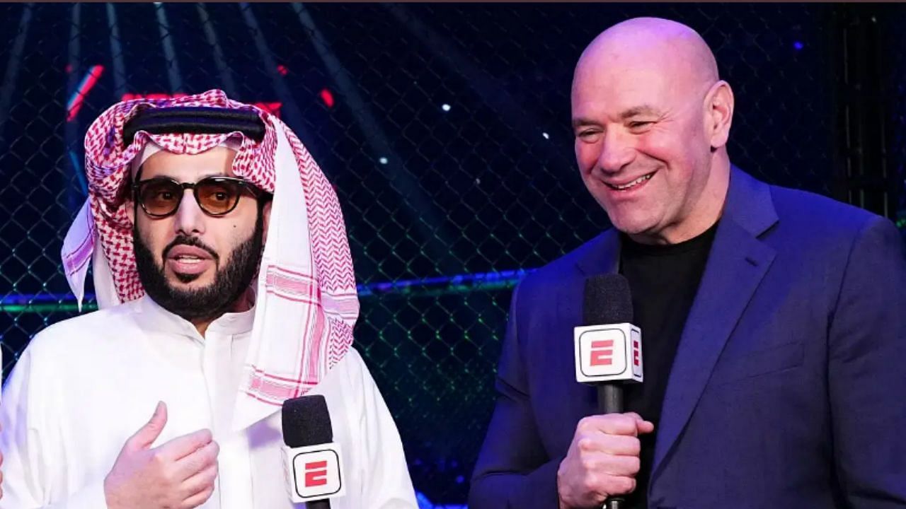 Turki Alalshikh (Left) and Dana White (Right)