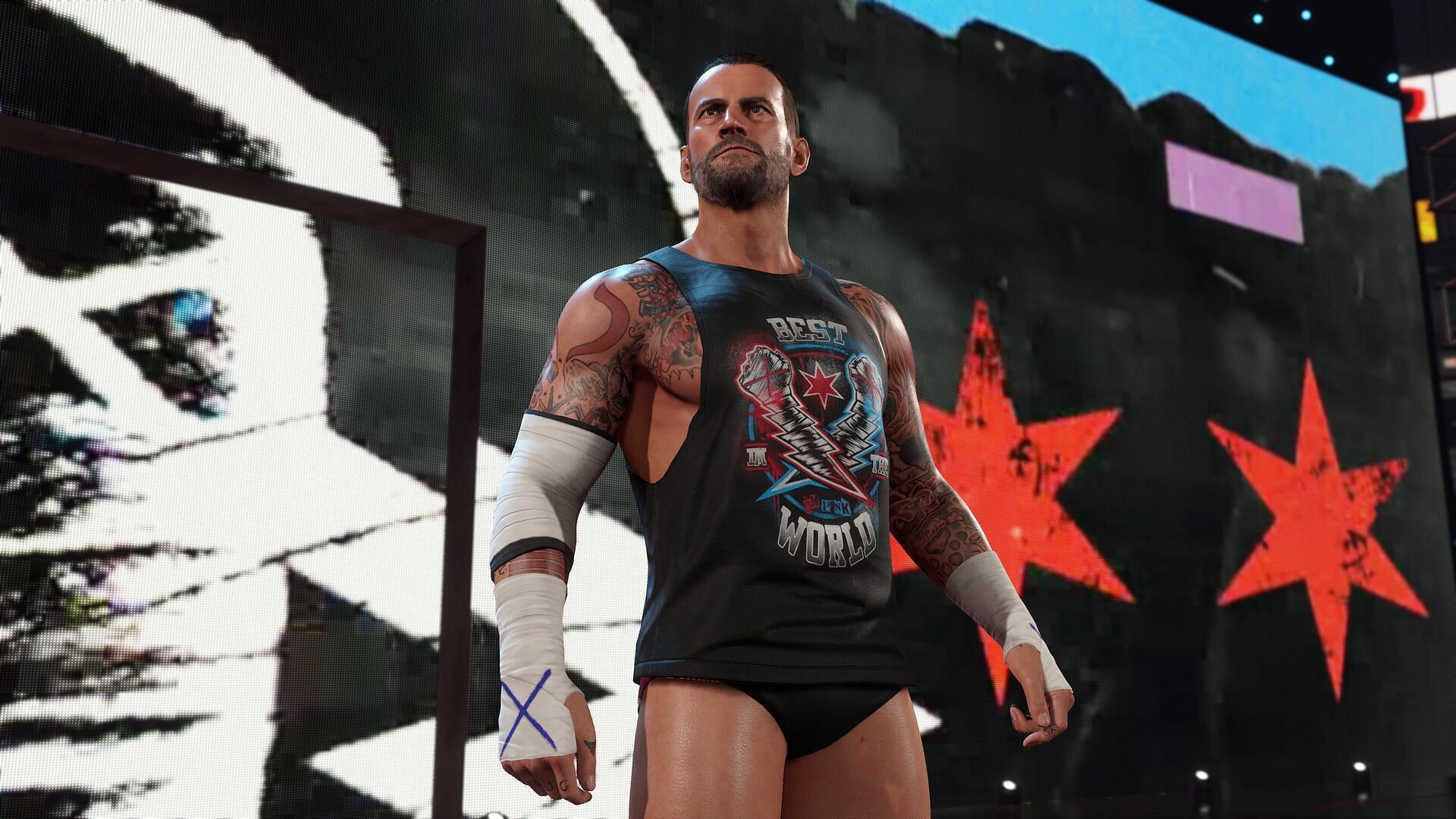 Graphics settings for the WWE 2K title on the RTX 3060 (Image via 2K Games)