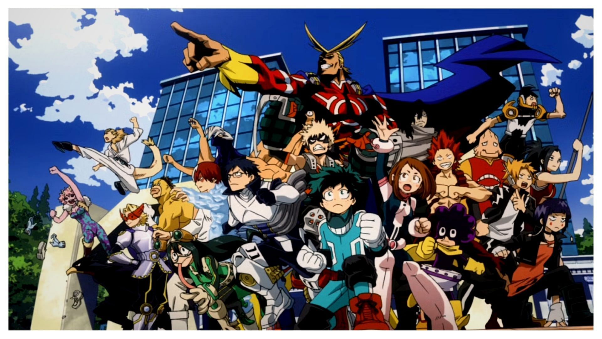 The astonishing display of unity among friends from My Hero Academia (Image via Studio Bones)