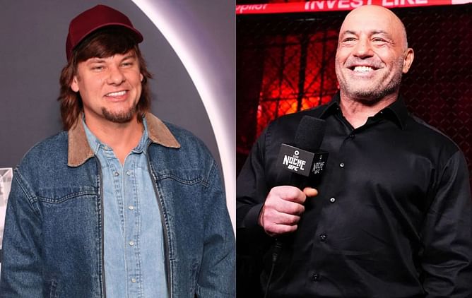 Theo Von shares hilarious reason why Joe Rogan is a "human library" and podcast powerhouse: "He has like such a wealth of information"