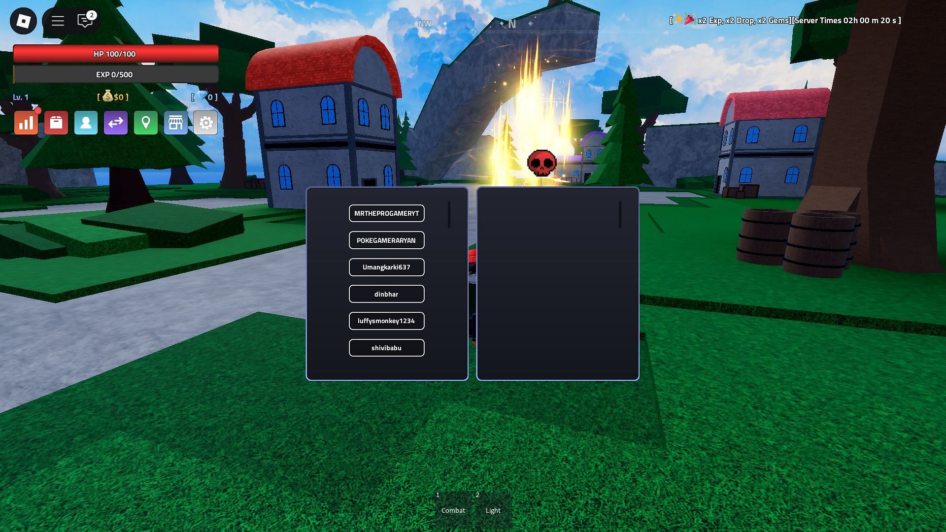 Trading menu (Image via Roblox)