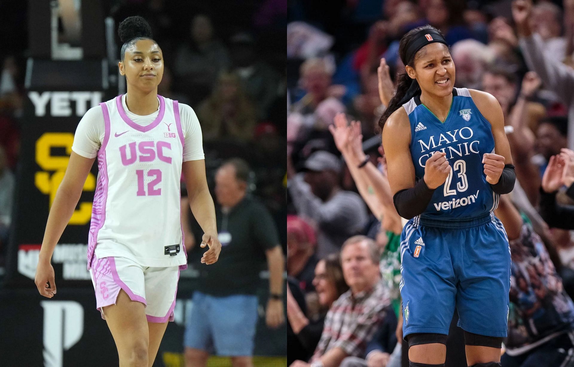 Fans had a lot to say against comparisons between JuJu Watkins and Maya Moore (Image credit: Imagn)