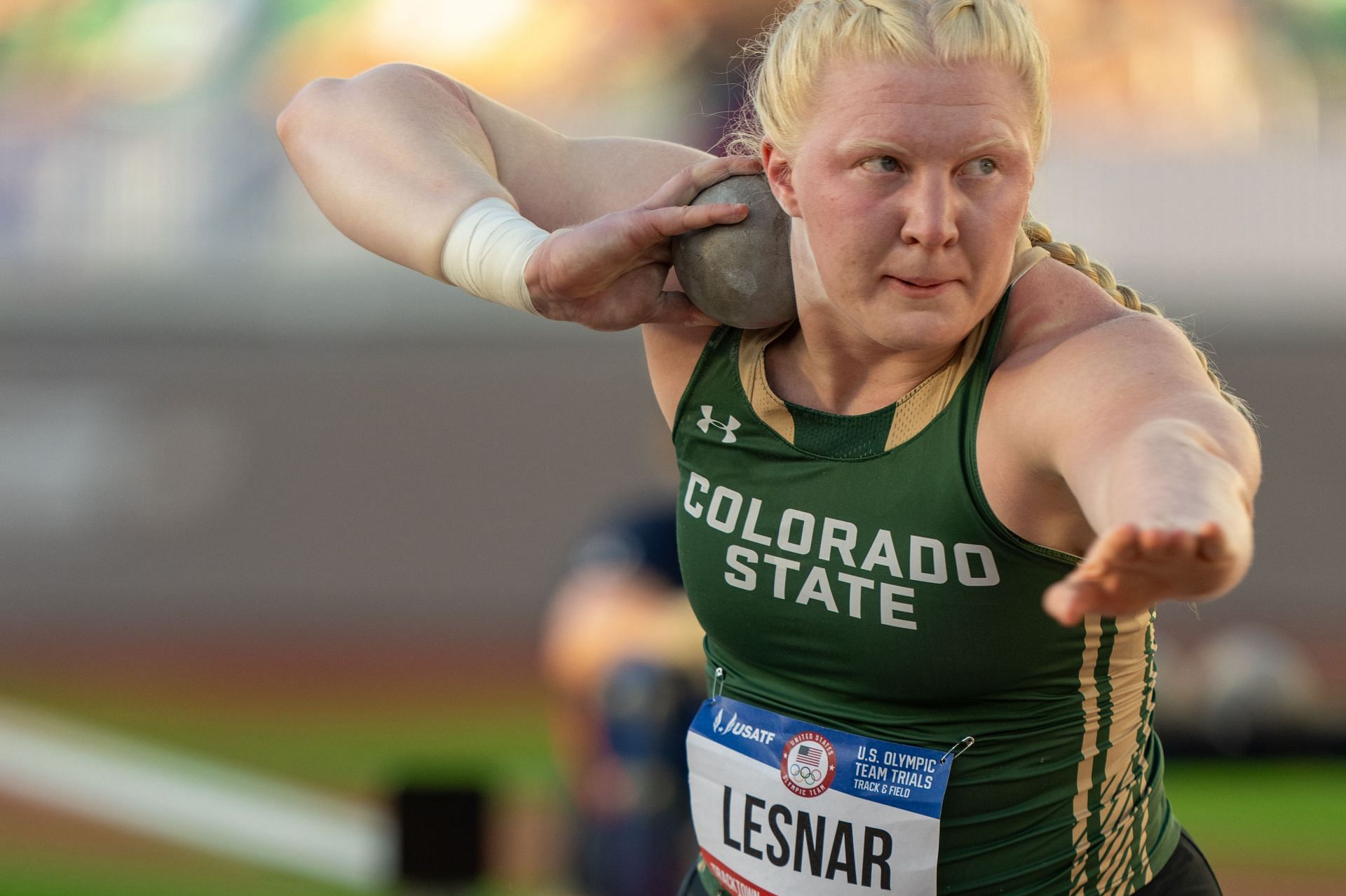 Mya Lesnar at the 2024 U.S. Olympic Team Trials - Track &amp; Field - Day 8 - Source: Getty