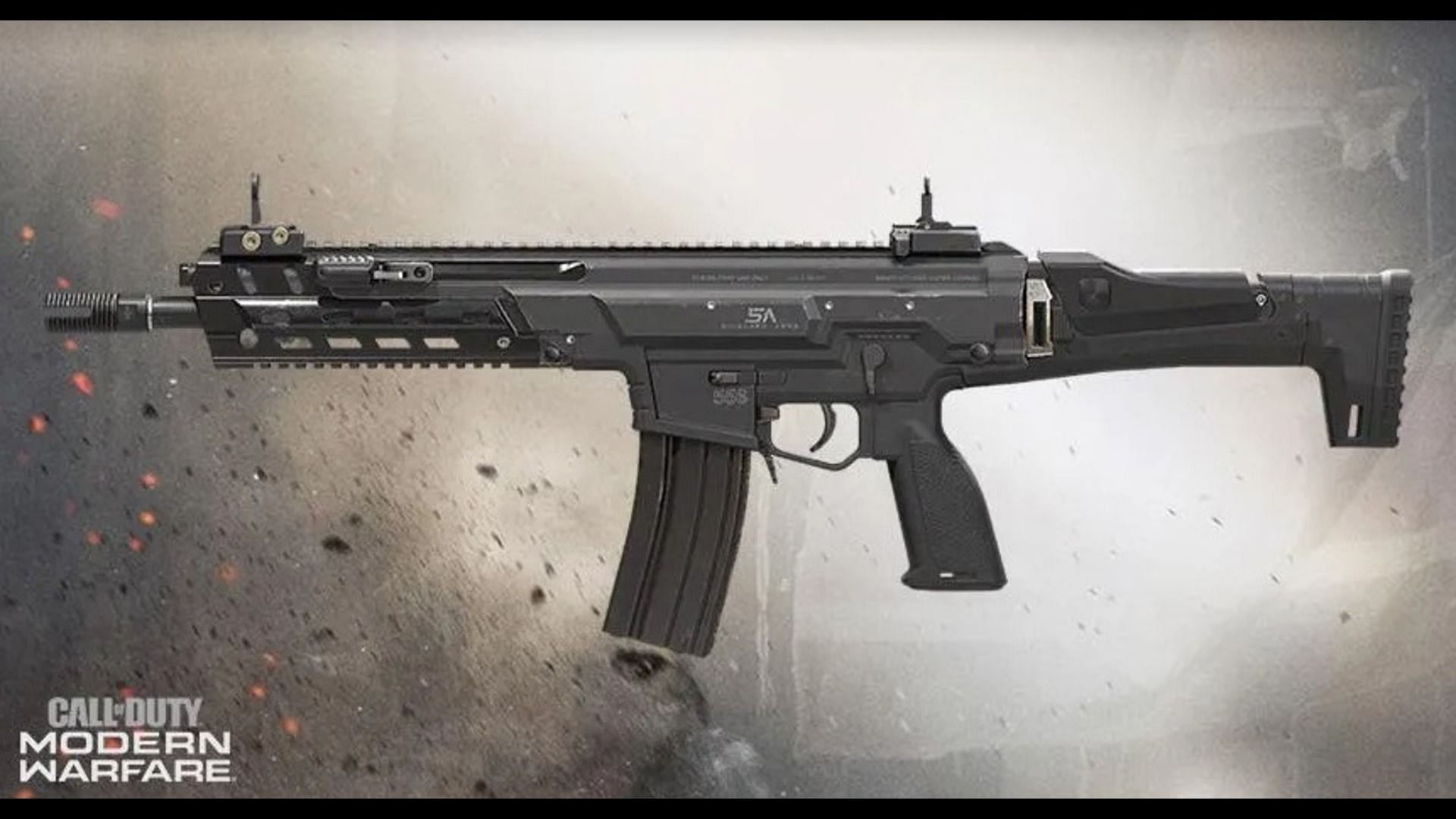 The CR-56 AMAX assault rifle in Warzone (Image via Activision)