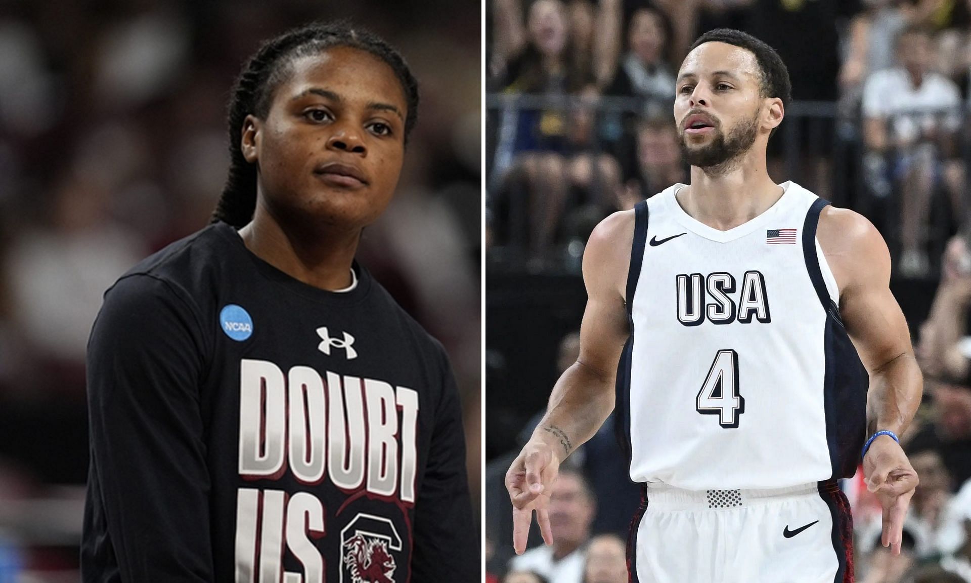 South Carolina Gamecocks star MiLaysia Fulwiley was left in awe after NBA legend Stephen Curry showed his support. (Image credits: Imagn)