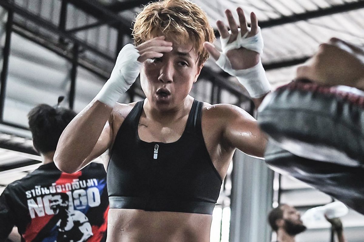 Japanese striker Kana says she joined ONE Championship because the best fighters are in the promotion. -- Photo from Bangkok Post