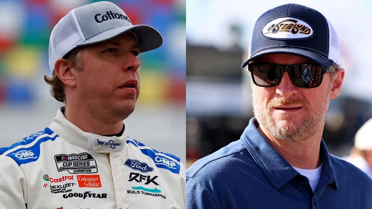 Left (Brad Keselowski) Right (Dale Earnhardt Jr.) - Source- Imagn