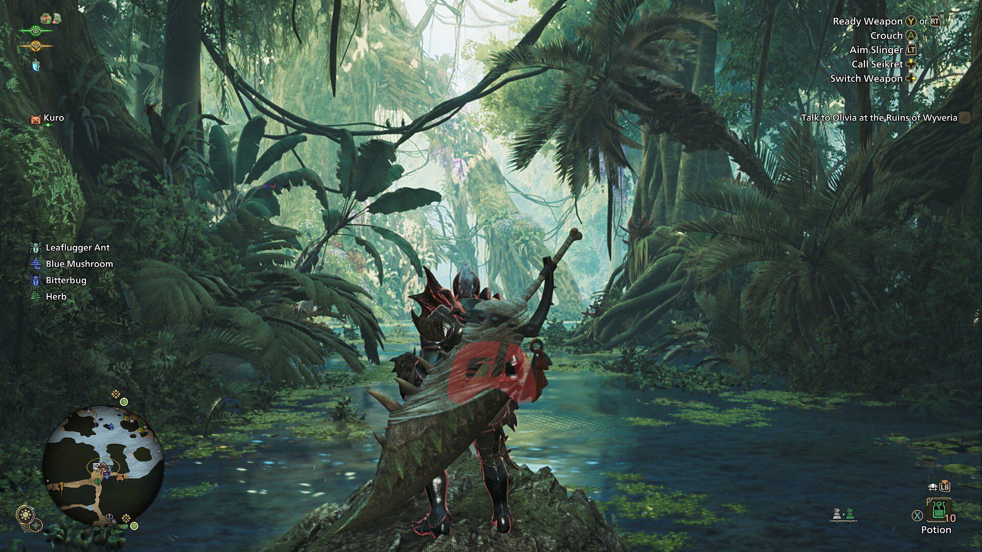 Head to the Scarlet Forest for some Whoppers (Image via Capcom)