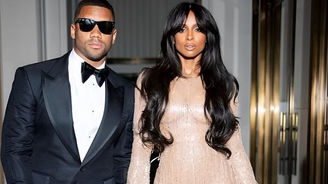 La La Anthony, Vaneesa Bryant & more can't get enough of Ciara turning heads with sheer ensemble with NFL husband at Oscar party