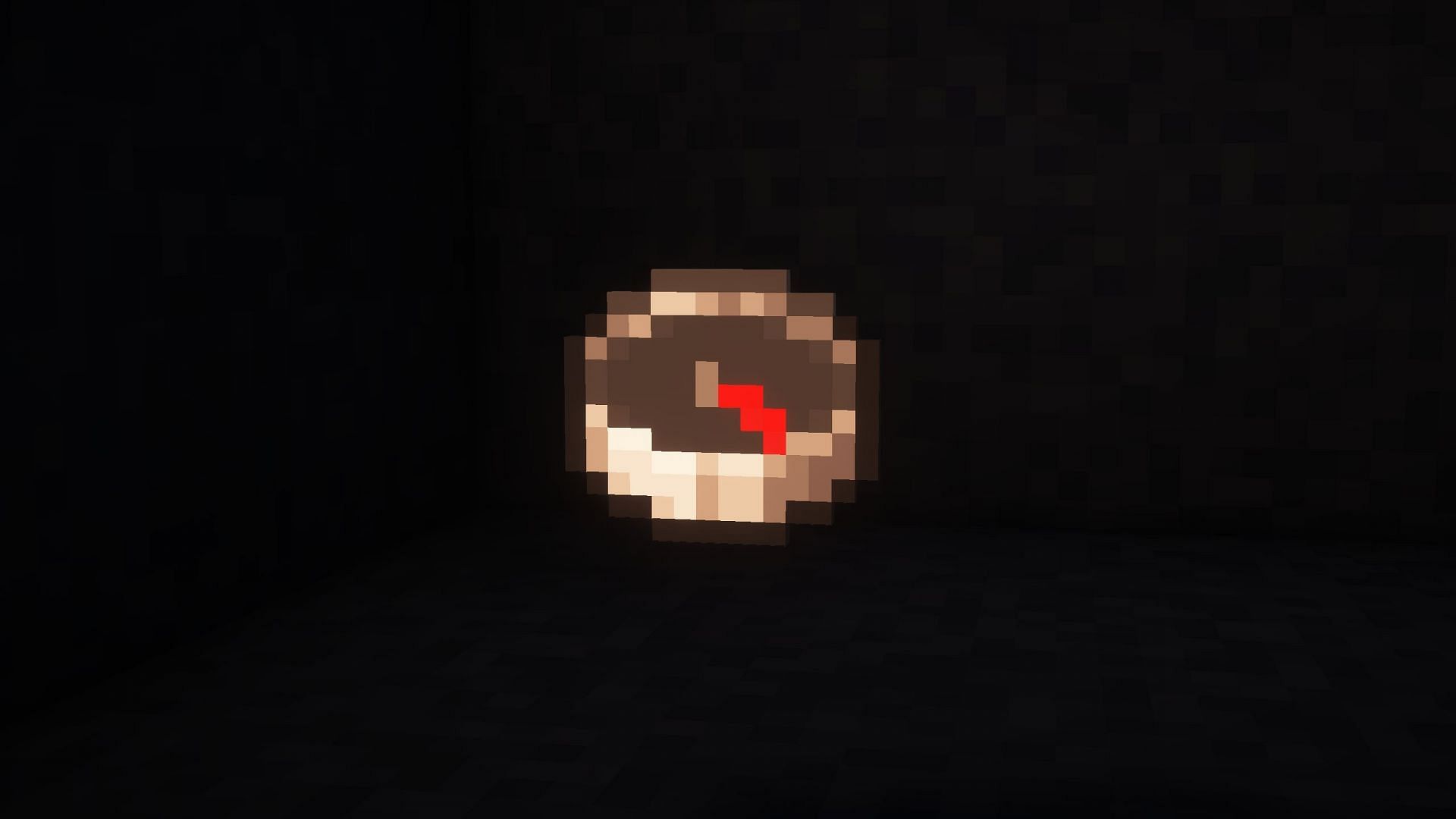 The compass will point towards the world spawn. (Image via Sportskeeda Gaming/Mojang Studios)